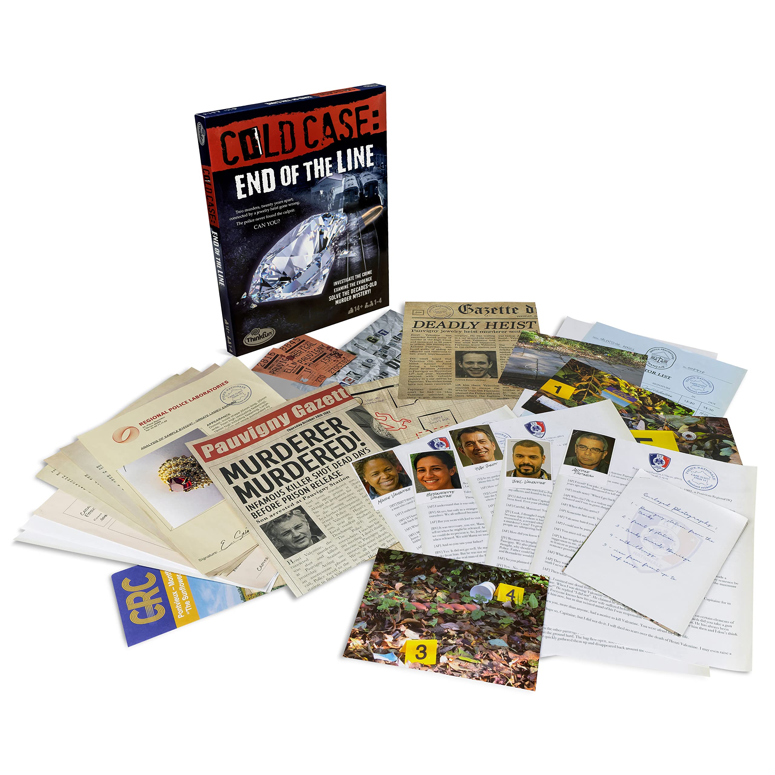 Foto 1 | Murder Mystery Game Thinkfun Cold Case: End Of The Line - Venta Internacional.
