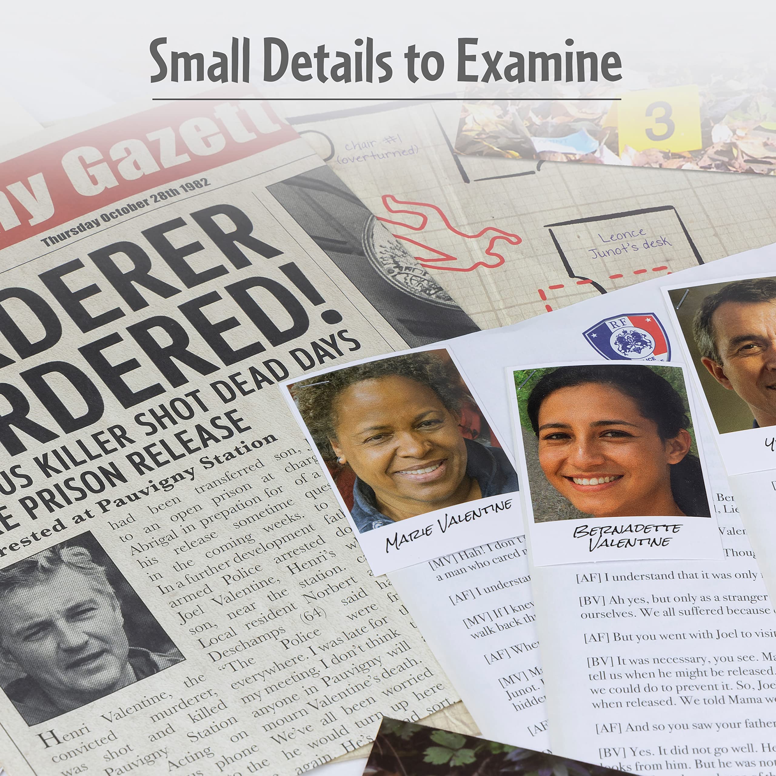 Foto 5 | Murder Mystery Game Thinkfun Cold Case: End Of The Line - Venta Internacional.