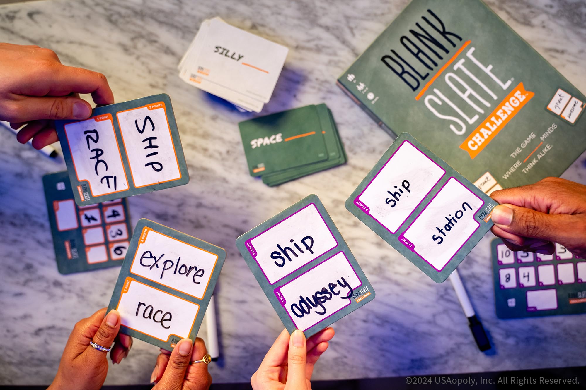Foto 7 | Juego De Mesa Usaopoly Blank Slate Challenge Para 2-4 Jugadores De Más De 8 Años - Venta Internacional.
