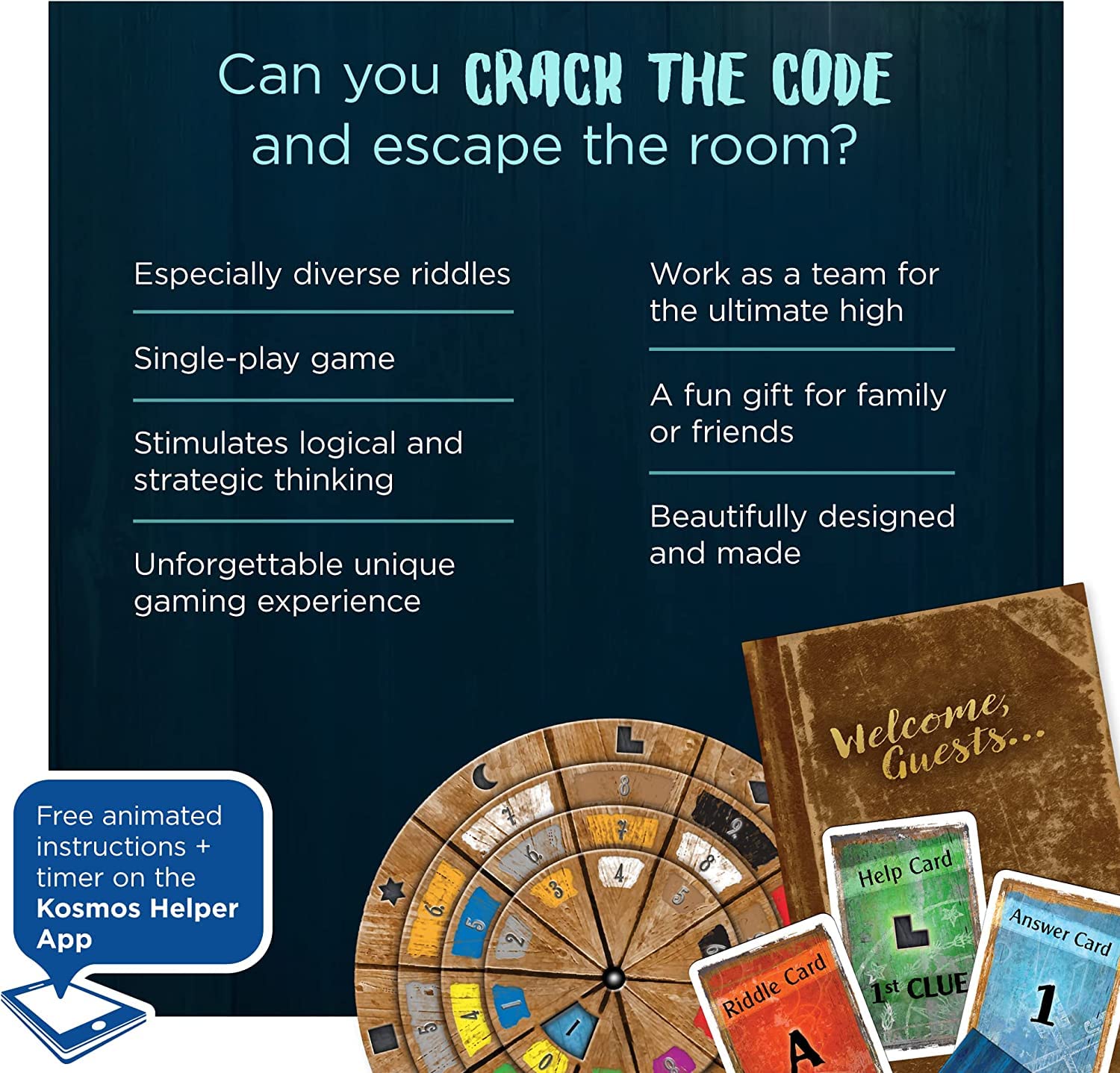 Foto 3 | Game Thames & Kosmos Exit: The Cursed Labyrinth Card (más De 10 Años) - Venta Internacional.