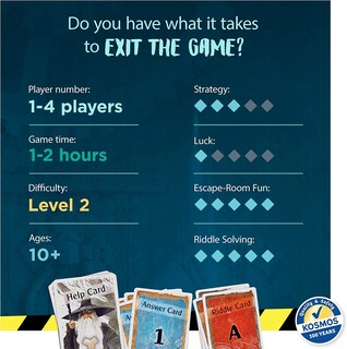 Foto 7 | Game Thames & Kosmos Exit: The Cursed Labyrinth Card (más De 10 Años) - Venta Internacional.