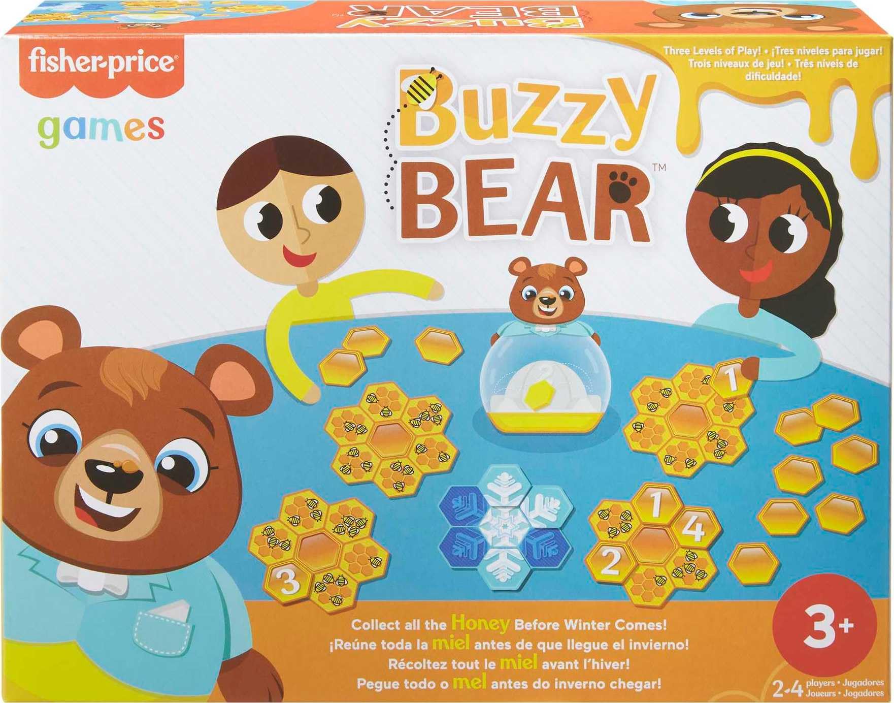 Foto 2 pulgar | Juego Cooperativo Para Niños Mattel Games Buzzy Bear Desde Hace Más De 3 Años - Venta Internacional.
