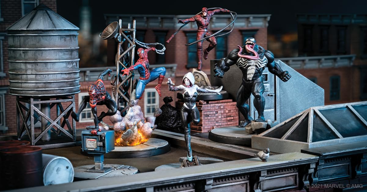 Foto 5 | Juego De Sobremesa De Superhéroes Atomic Mass Marvel Crisis Protocol - Venta Internacional.