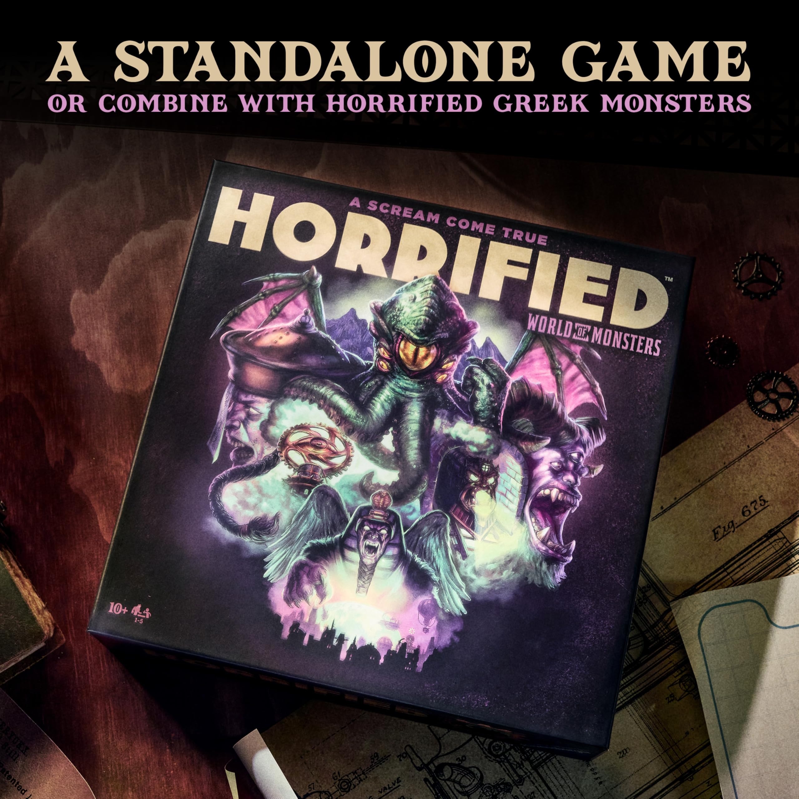 Foto 3 pulgar | Juego De Mesa Ravensburger Horrified: World Of Monsters 10+ - Venta Internacional.