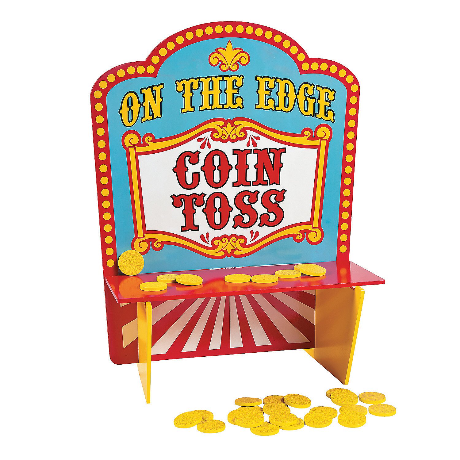 Foto 2 pulgar | Juego De Lanzamiento De Monedas Carnival, Fun Express, En El Borde, 50 Cm De Altura - Venta Internacional.