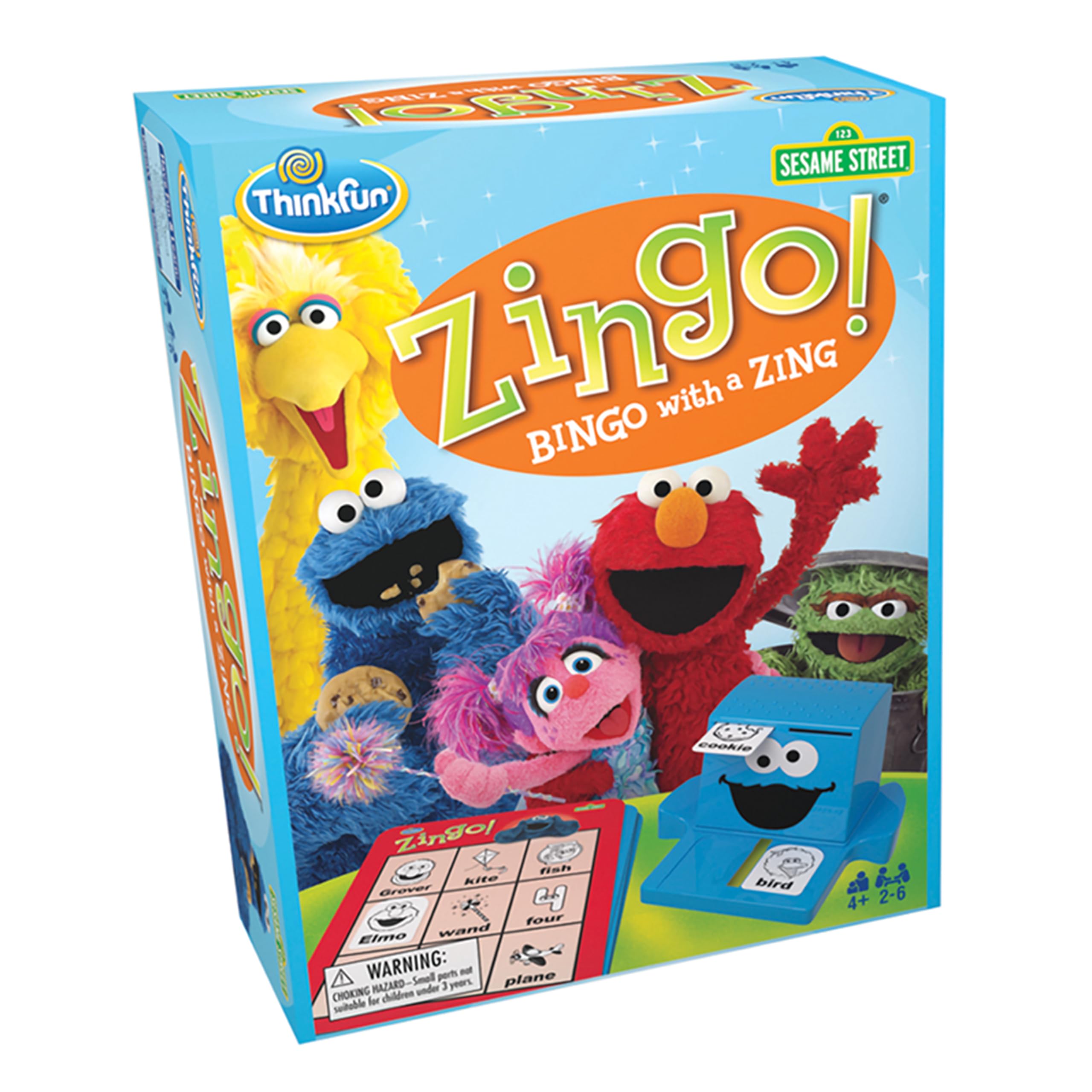 Foto 5 | Juego Thinkfun Sesame Street Zingo! Desarrolle Habilidades Lingüísticas Para Mayores De 4 Años - Venta Internacional.