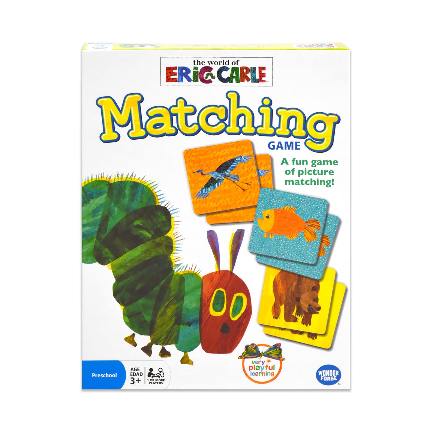 Foto 2 pulgar | Juego De Memoria Wonder Forge Eric Carle Matching 3-5 Años - Venta Internacional.