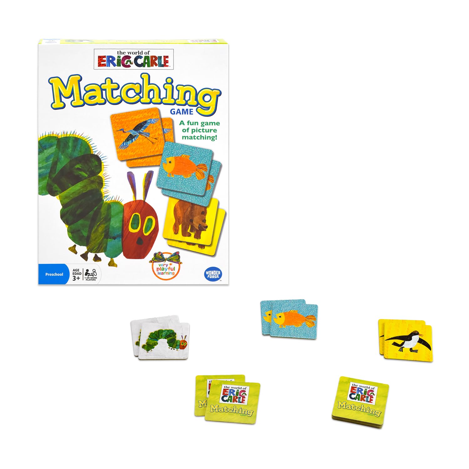 Foto 3 pulgar | Juego De Memoria Wonder Forge Eric Carle Matching 3-5 Años - Venta Internacional.