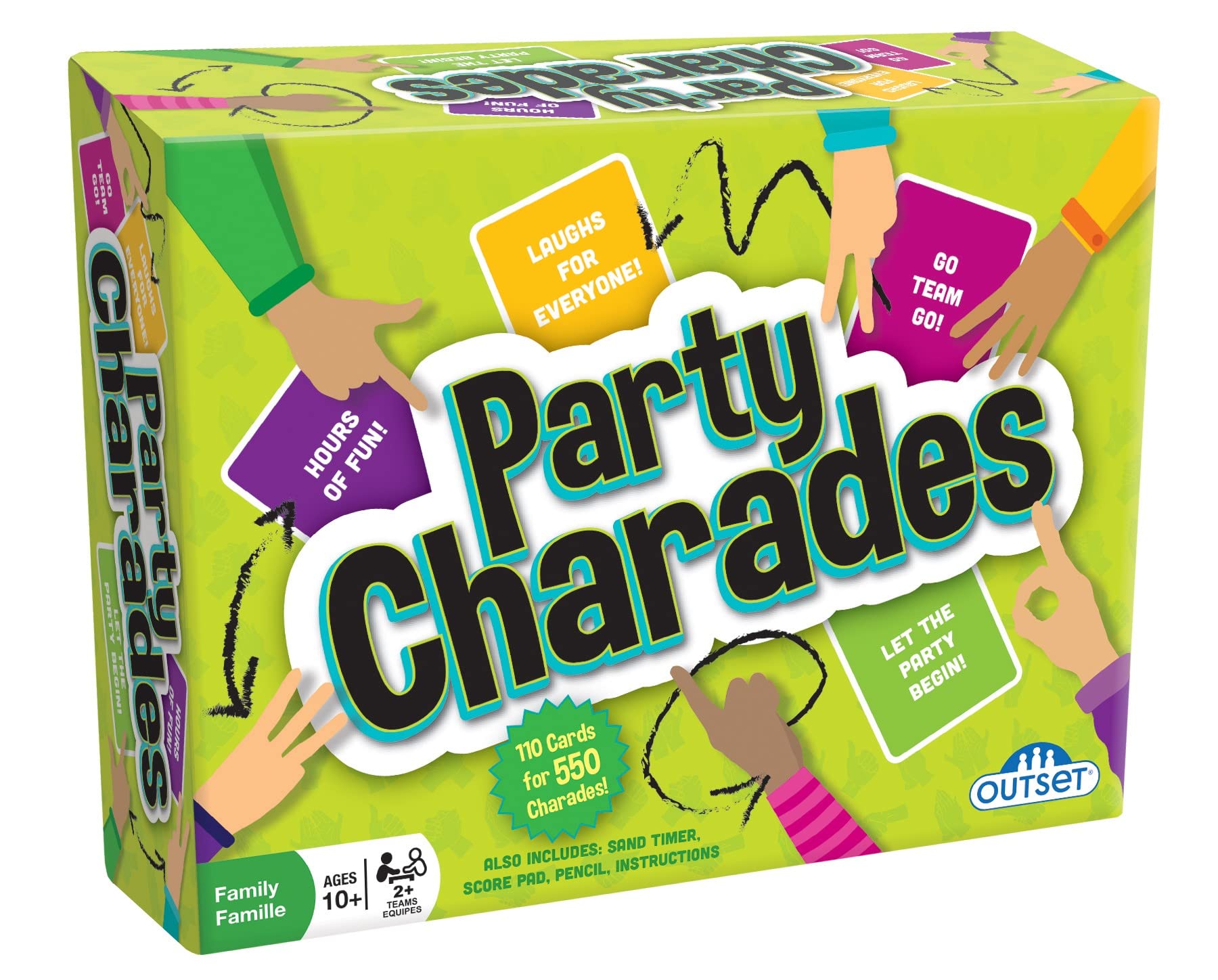 Foto 2 pulgar | Party Charades Game Outset Media Con 550 Charadas Para Más De 10 Personas - Venta Internacional.