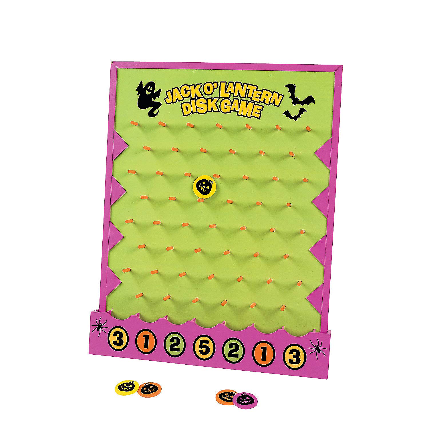 Foto 2 pulgar | Juego De 8 Piezas Halloween Disk Drop Game Fun Express - Venta Internacional.