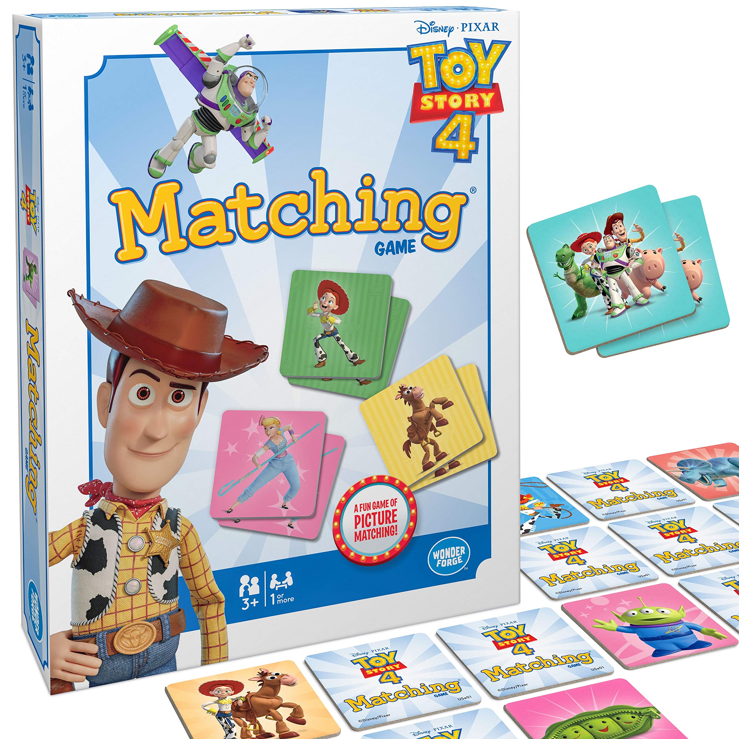 Juego De Memoria Wonder Forge Toy Story 4 Para Niños De 3 A 5 Años - Venta Internacional.