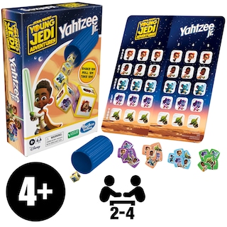 Foto 3 | Juego De Mesa Hasbro Gaming Yahtzee Jr. Star War Young Jedi - Venta Internacional.
