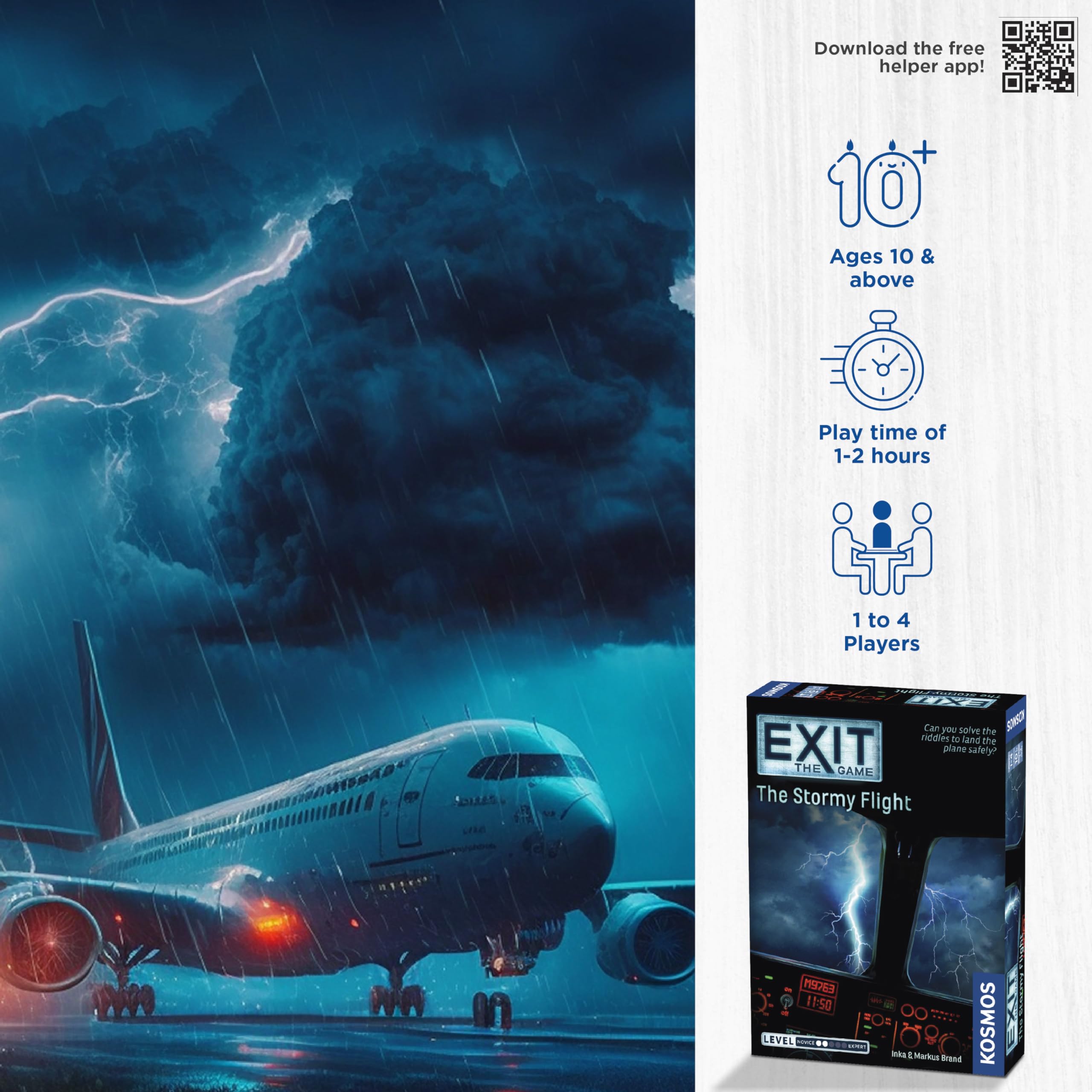 Foto 3 pulgar | Juego De Escape Room Exit: The Stormy Flight | 1-4 Jugadores - Venta Internacional.