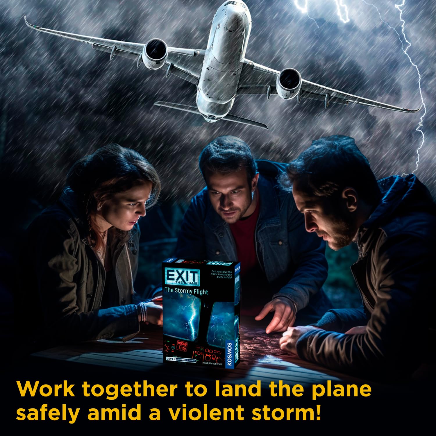 Foto 6 pulgar | Juego De Escape Room Exit: The Stormy Flight | 1-4 Jugadores - Venta Internacional.