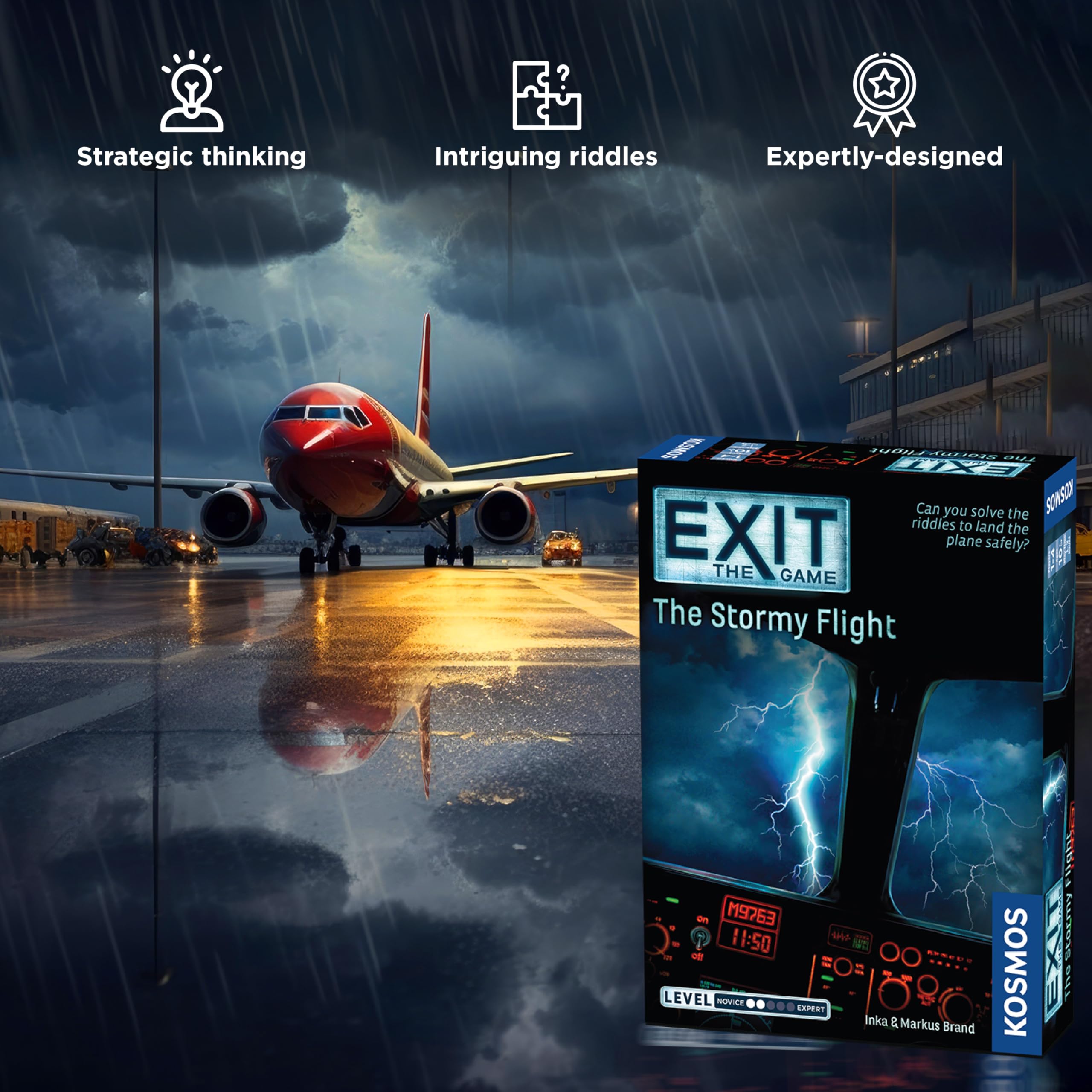Foto 7 pulgar | Juego De Escape Room Exit: The Stormy Flight | 1-4 Jugadores - Venta Internacional.