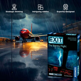 Foto 6 | Juego De Escape Room Exit: The Stormy Flight | 1-4 Jugadores - Venta Internacional.