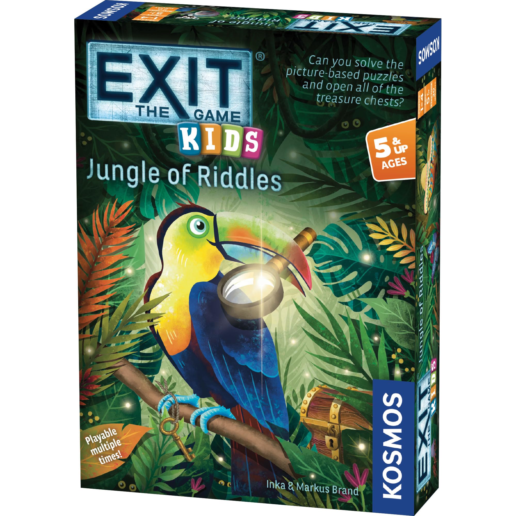 Game Exit: The Game - Jungle Of Riddles | Niños Mayores De 8 Años - Venta Internacional.