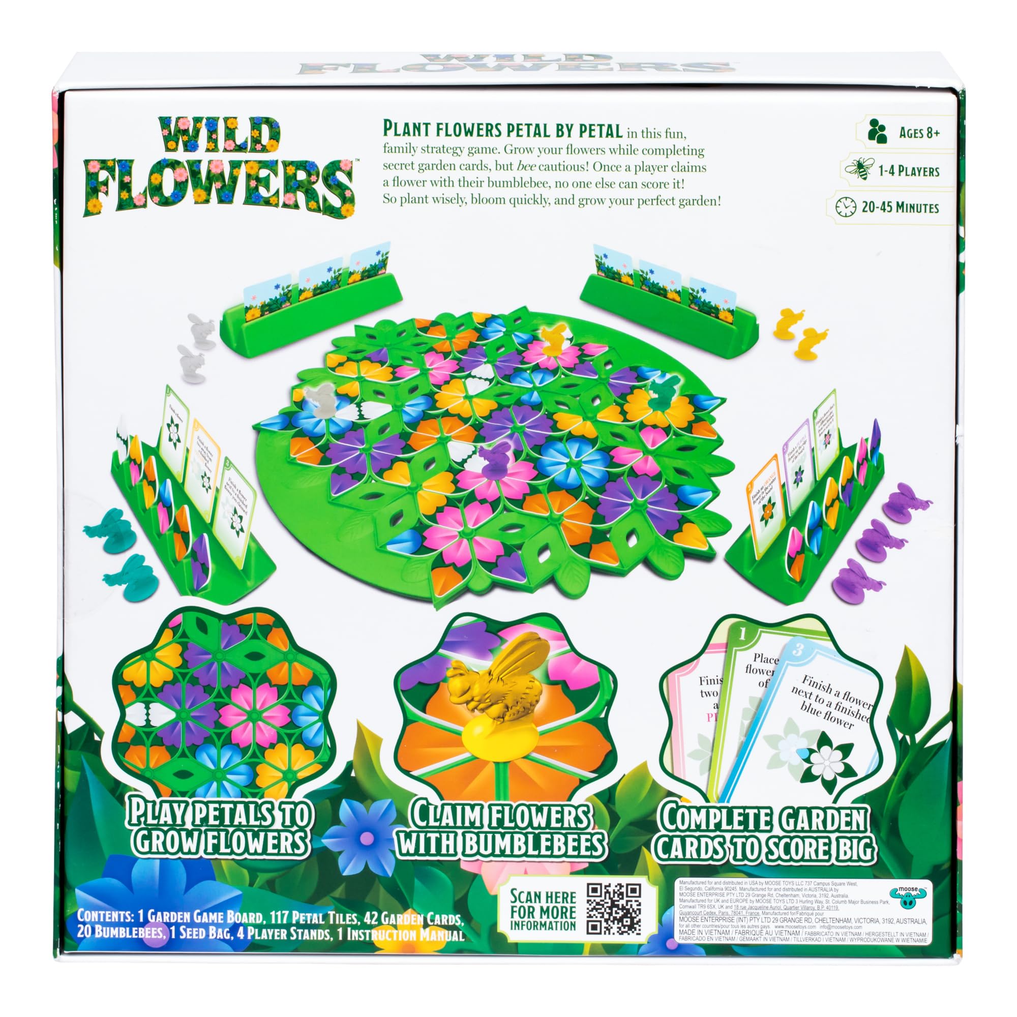 Foto 6 pulgar | Juego De Mesa Moose Wild Flowers Family Fun Strategy Para Mayores De 8 Años - Venta Internacional.
