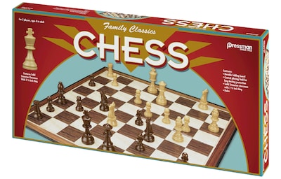 Foto 2 | Juego De Ajedrez Pressman Family Classics Con Tablero Plegable Y Piezas - Venta Internacional.