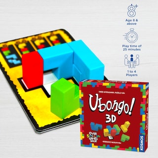 Foto 2 | Juego De Rompecabezas Geométrico Thames & Kosmos Ubongo 3d - Venta Internacional.
