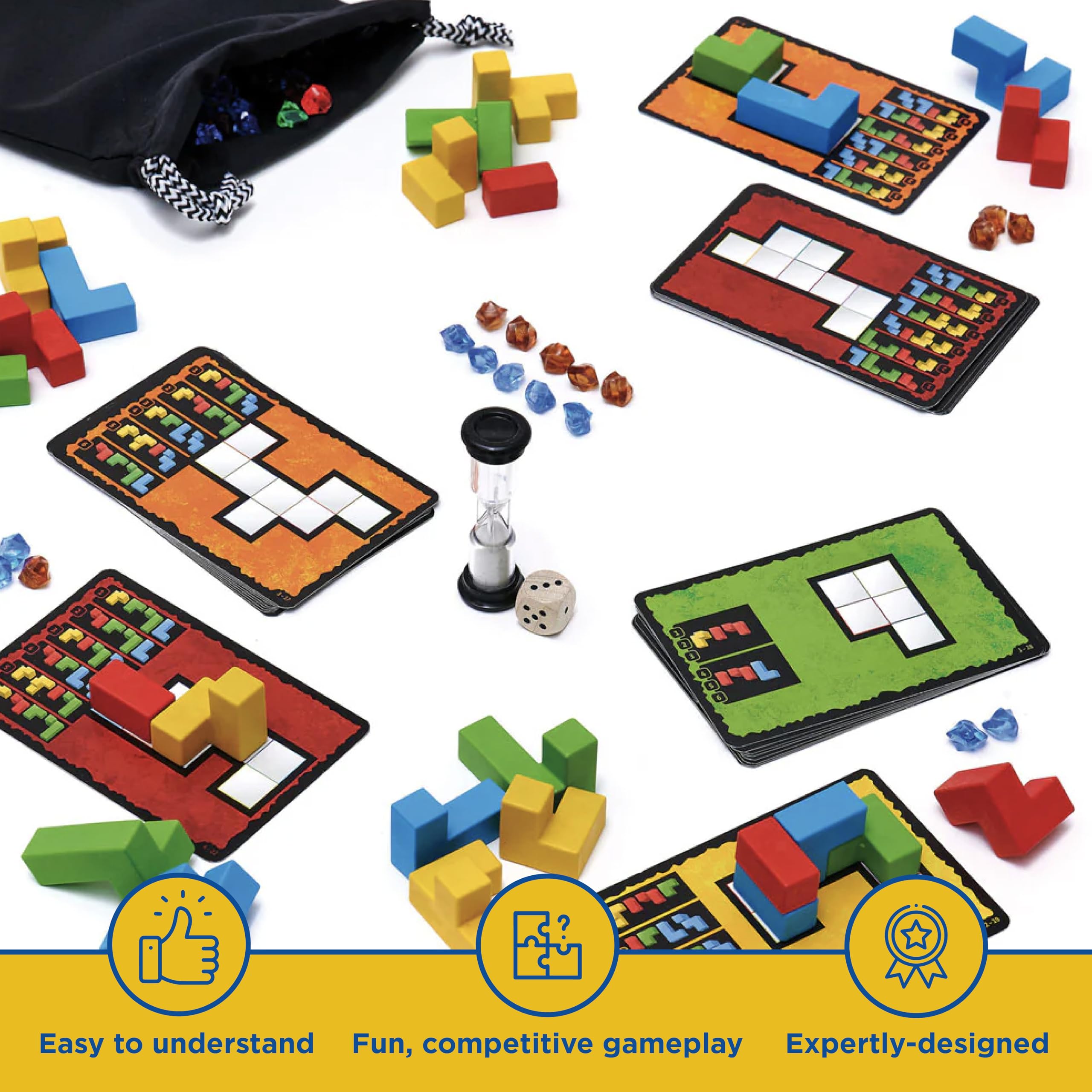 Foto 7 pulgar | Juego De Rompecabezas Geométrico Thames & Kosmos Ubongo 3d - Venta Internacional.