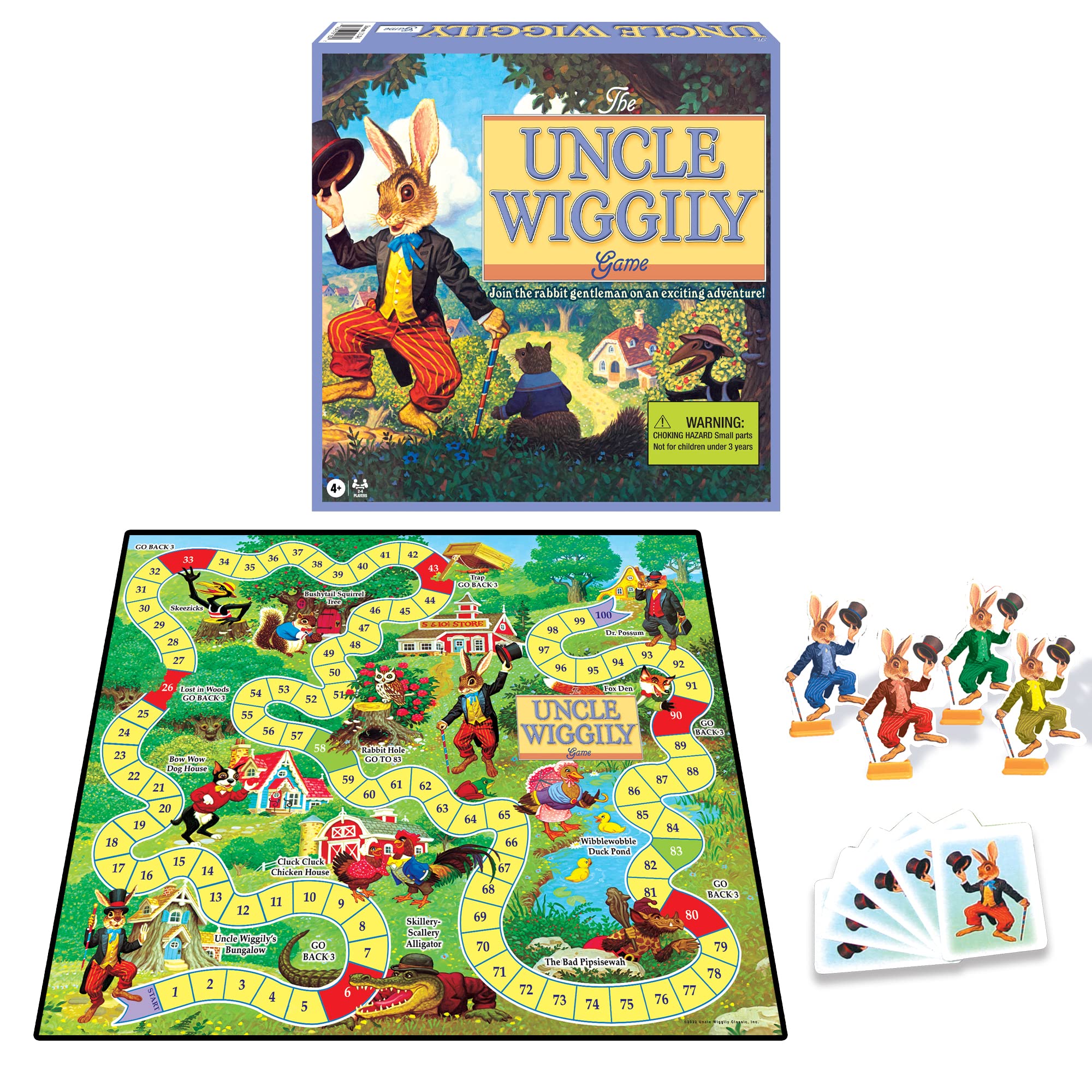 Foto 2 pulgar | Juego De Mesa Winning Moves Uncle Wiggily Games Usa Kids 4+ - Venta Internacional.