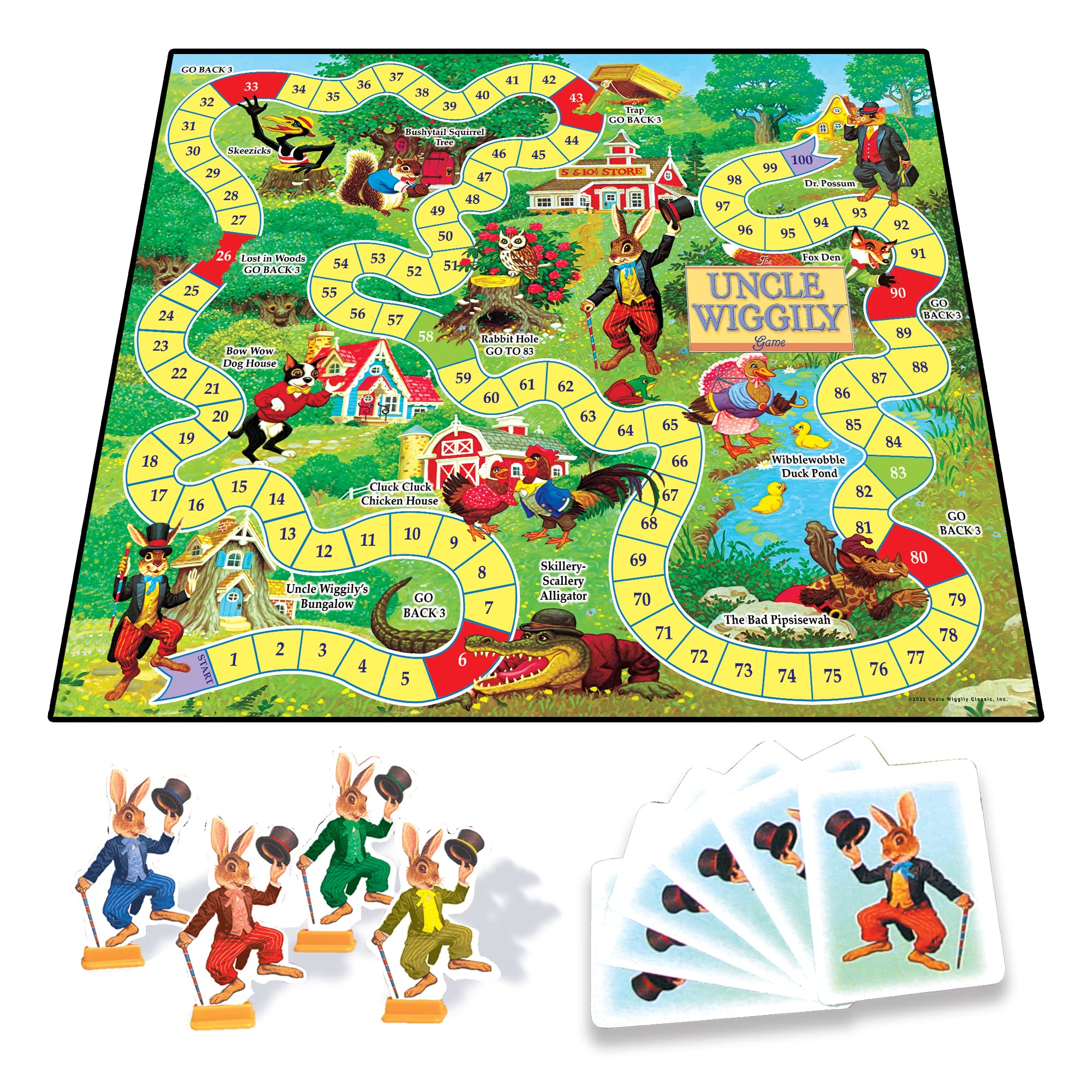 Foto 3 pulgar | Juego De Mesa Winning Moves Uncle Wiggily Games Usa Kids 4+ - Venta Internacional.