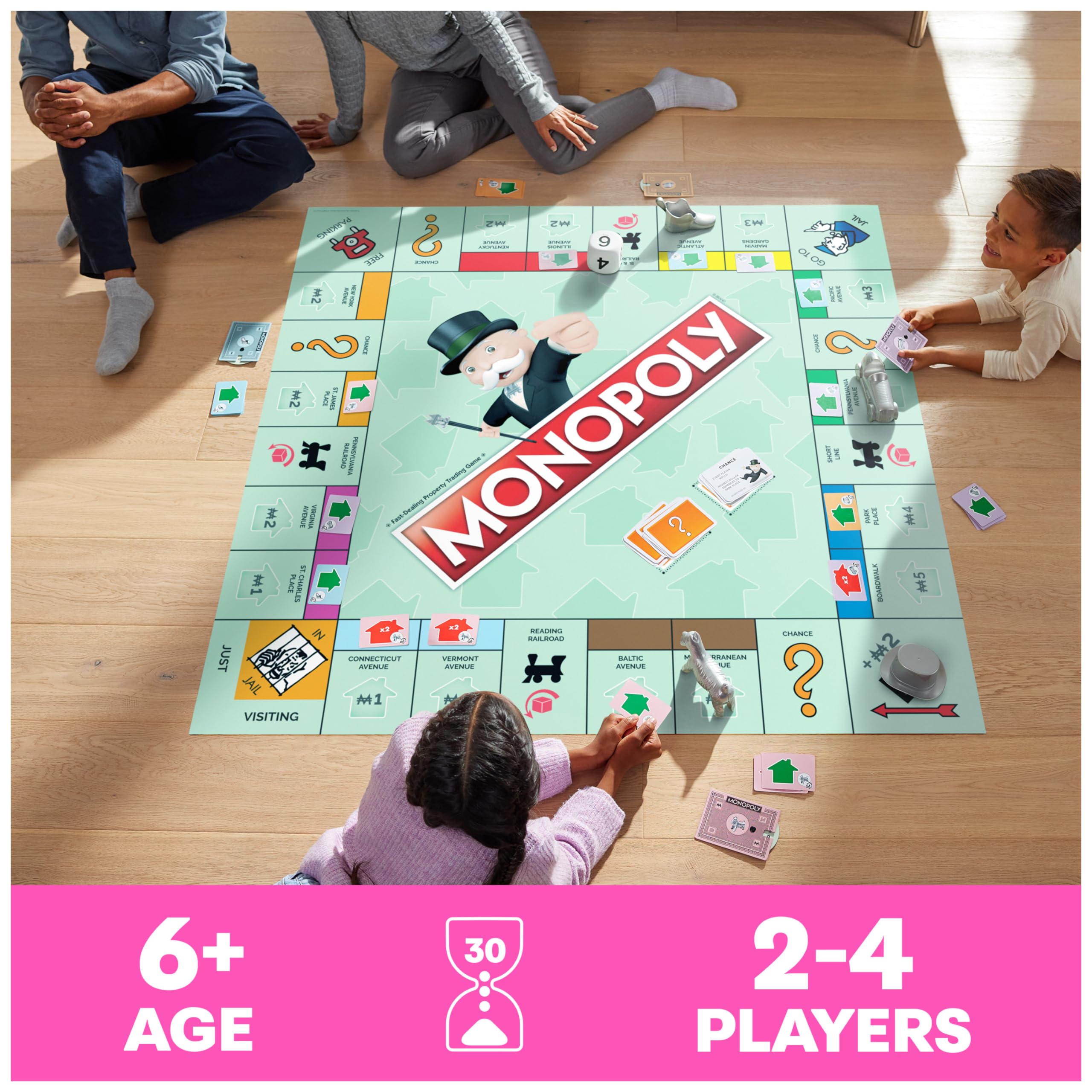 Foto 4 pulgar | Juego De Mesa Spin Master Games Monopoly Giant Edition Durante Más De 6 Años - Venta Internacional.