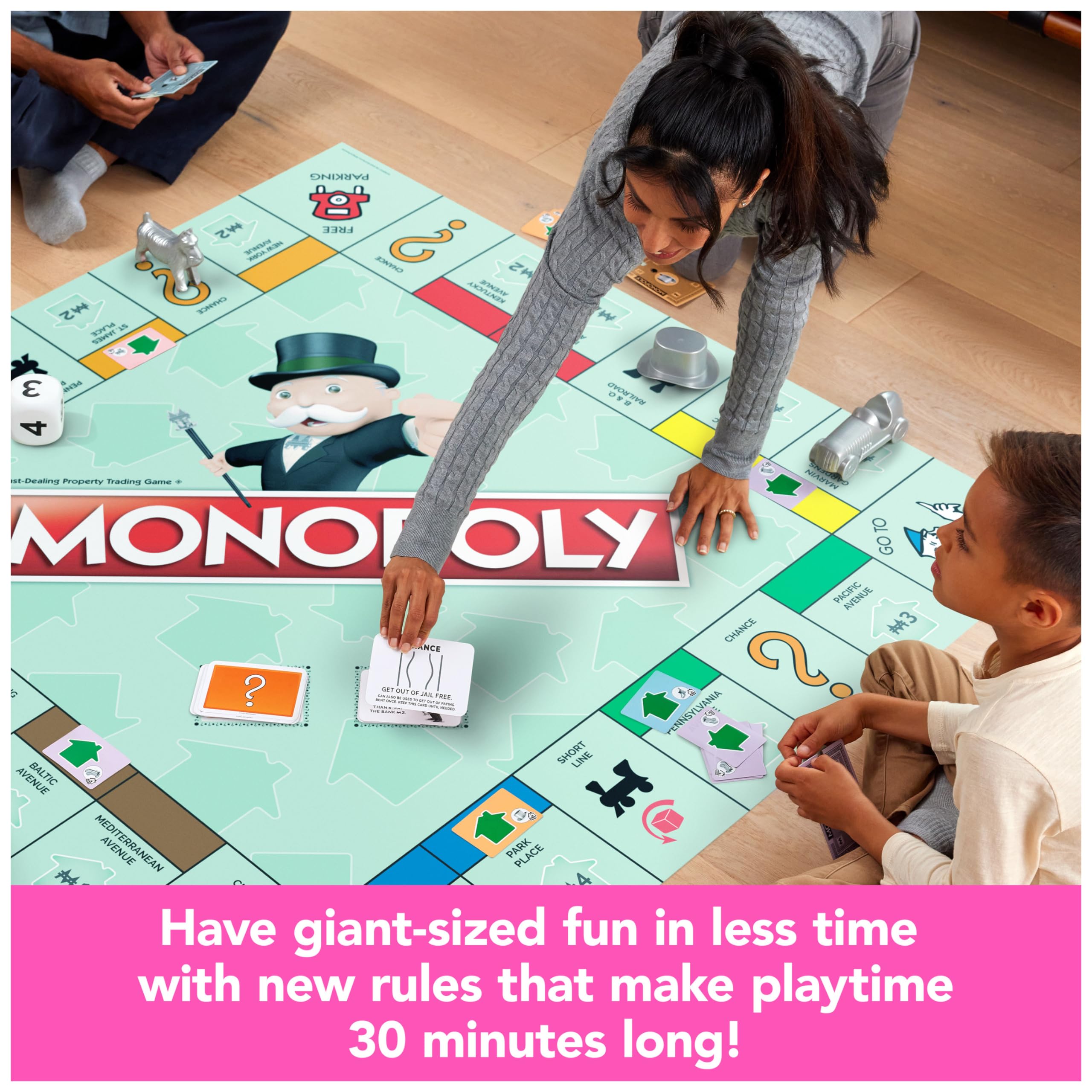 Foto 5 pulgar | Juego De Mesa Spin Master Games Monopoly Giant Edition Durante Más De 6 Años - Venta Internacional.