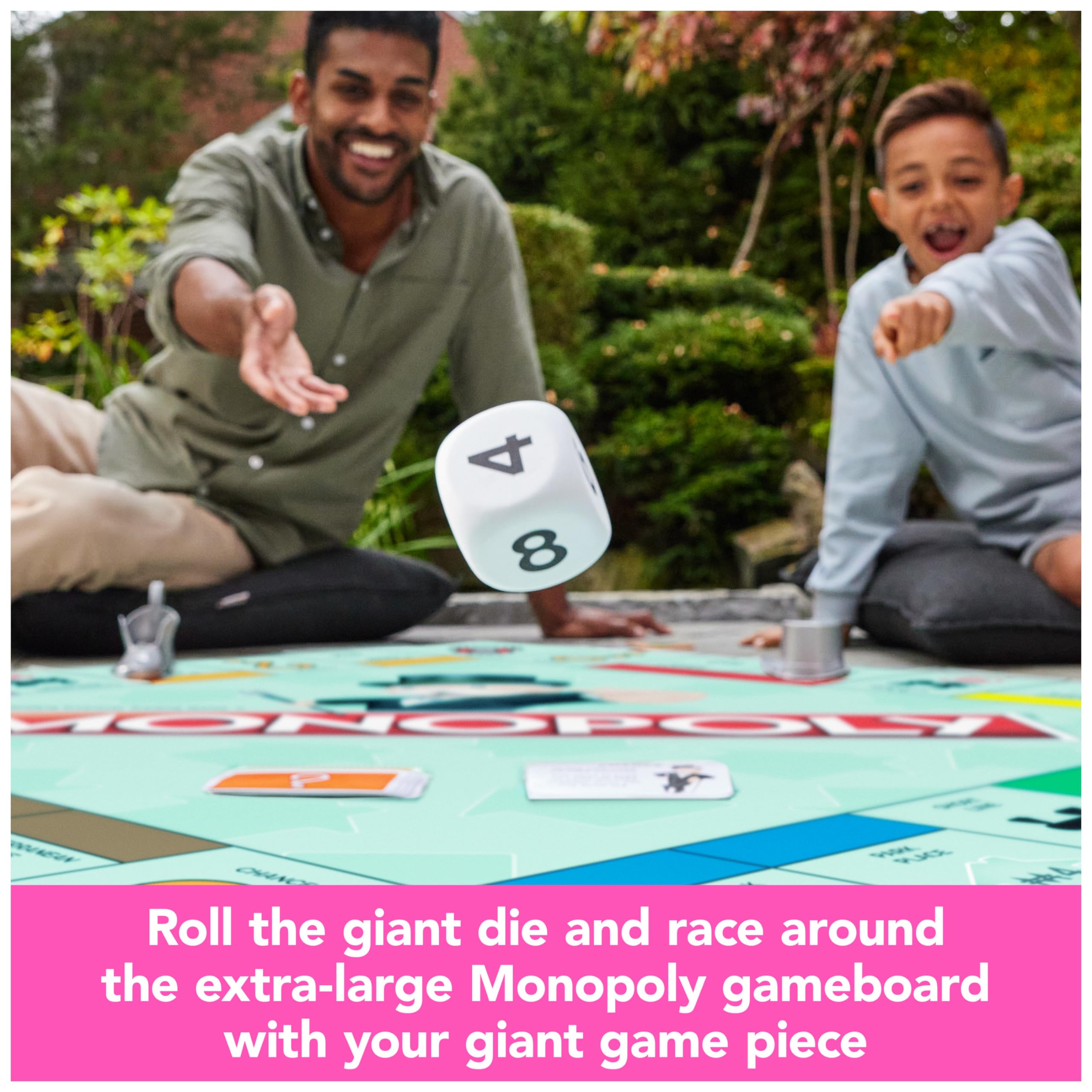 Foto 6 pulgar | Juego De Mesa Spin Master Games Monopoly Giant Edition Durante Más De 6 Años - Venta Internacional.