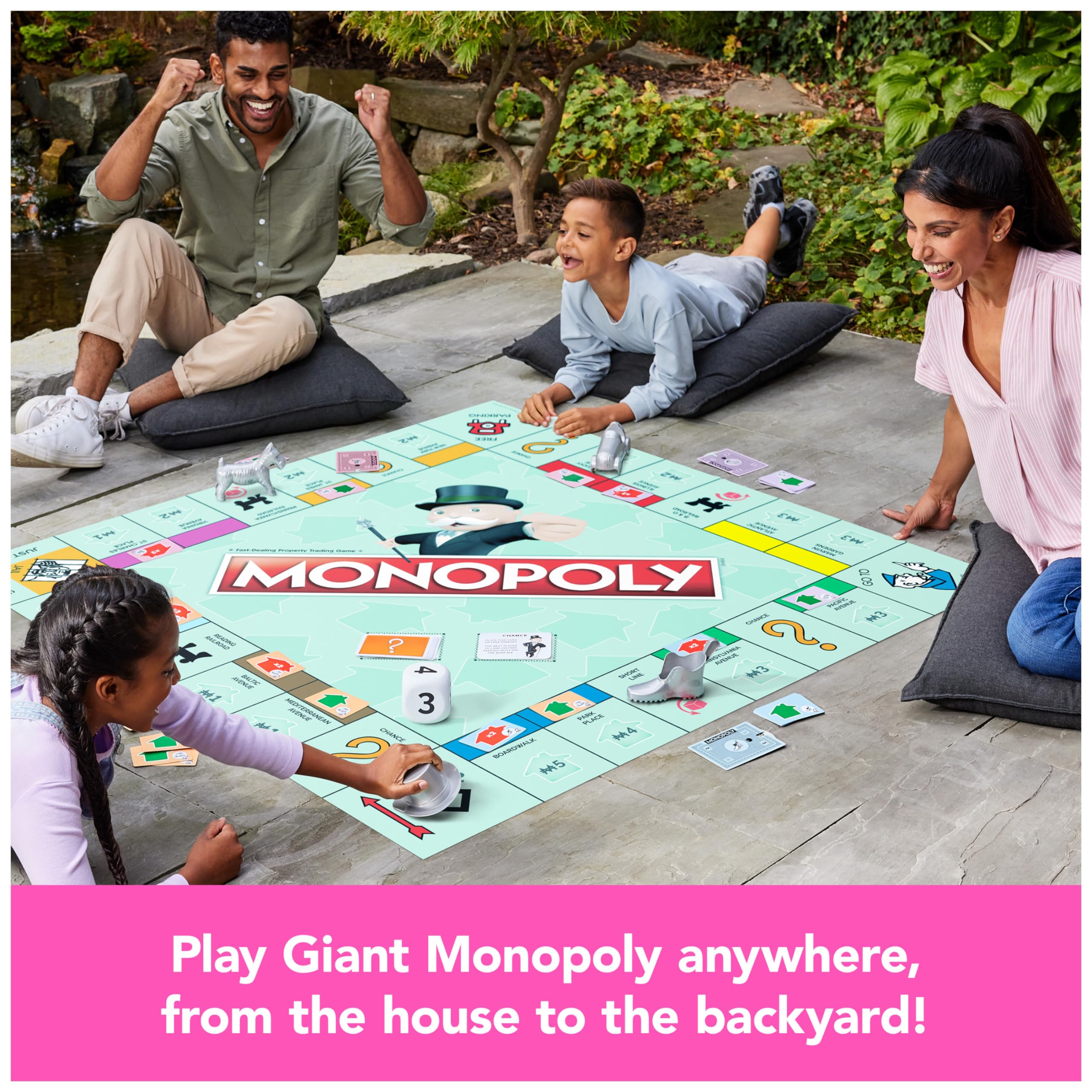Foto 8 pulgar | Juego De Mesa Spin Master Games Monopoly Giant Edition Durante Más De 6 Años - Venta Internacional.