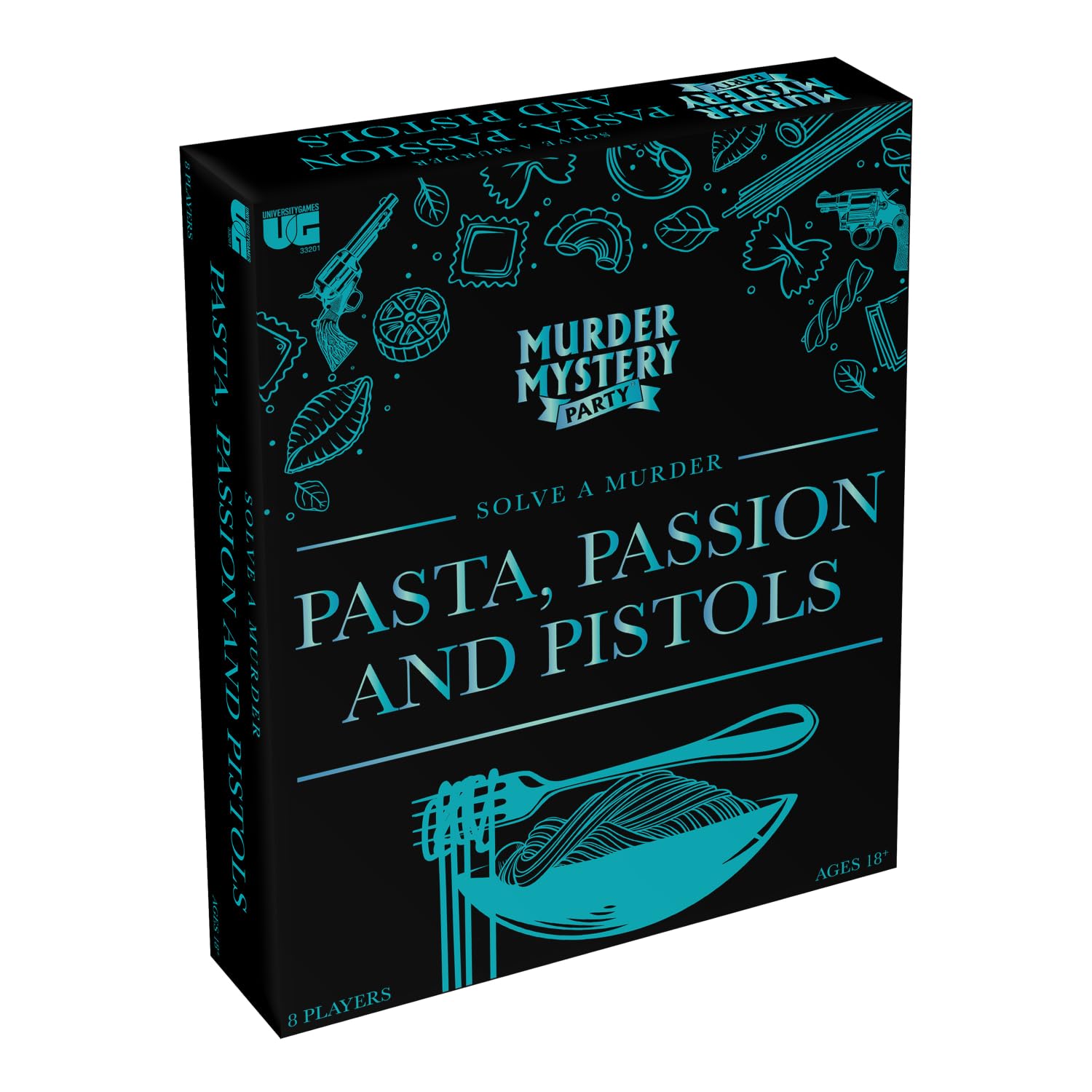 Murder Mystery Party Game University Games Pasta Passion - Venta Internacional.