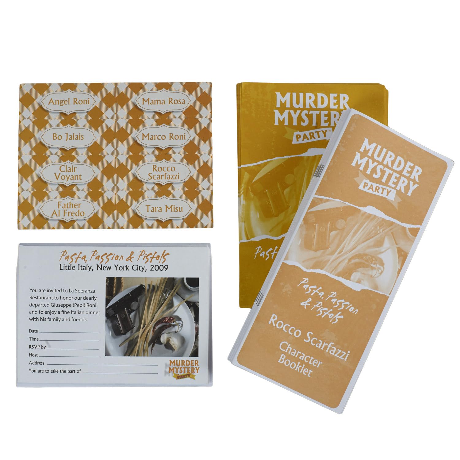 Foto 5 pulgar | Murder Mystery Party Game University Games Pasta Passion - Venta Internacional.
