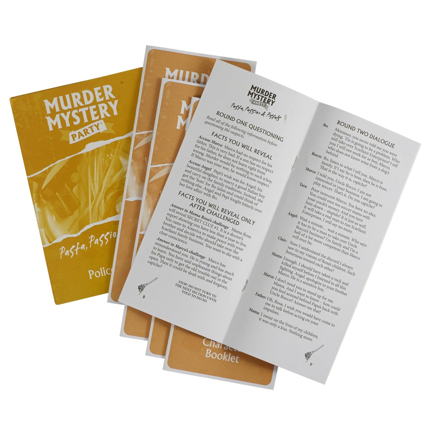 Foto 6 pulgar | Murder Mystery Party Game University Games Pasta Passion - Venta Internacional.