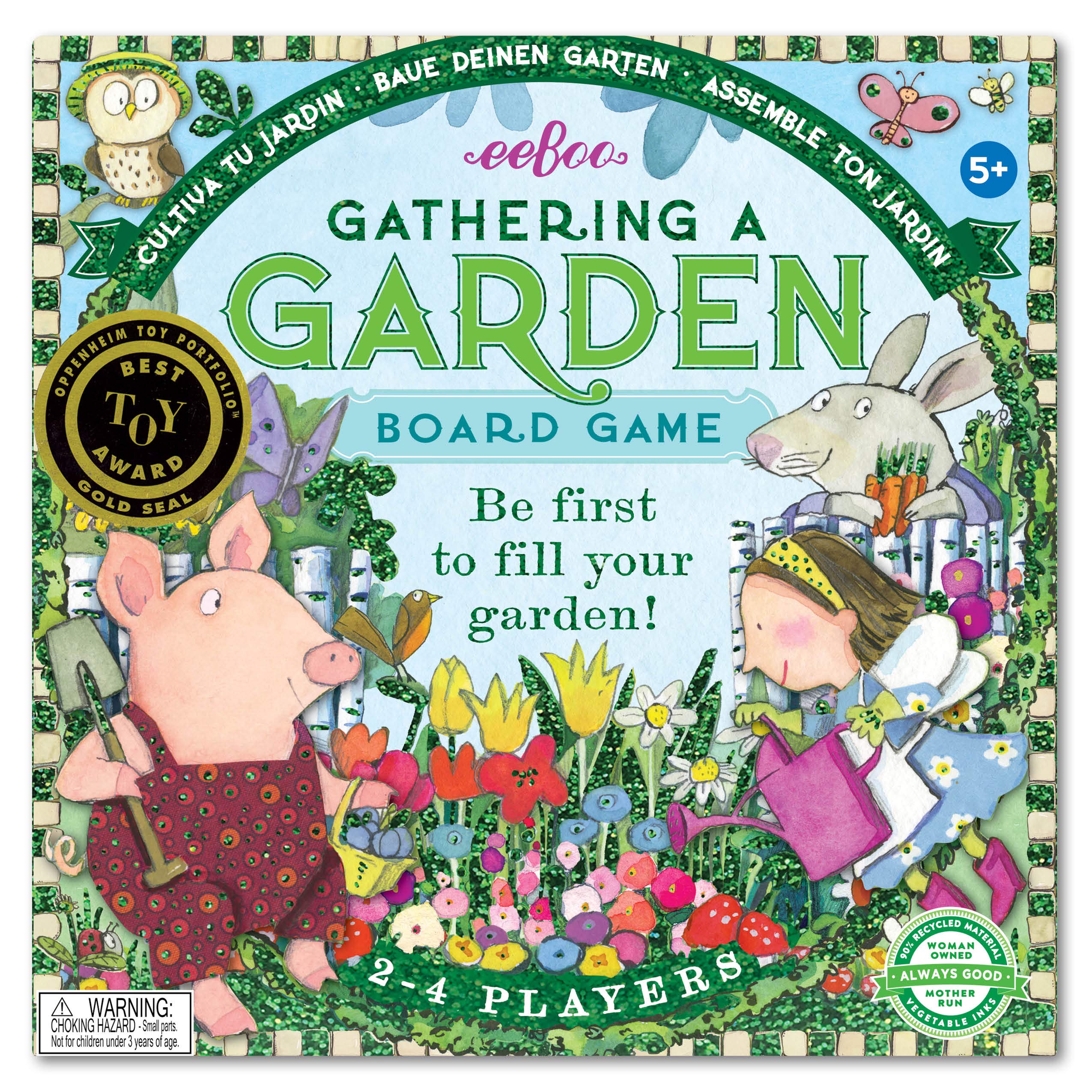 Juego De Mesa Eeboo Gathering A Garden Educational 5+ Years - Venta Internacional.