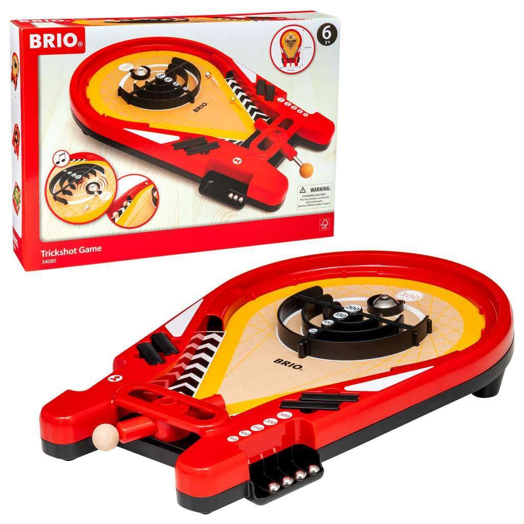 Foto 5 pulgar | Juego De Pinball Brio 34080 Trickshot Classic Para Niños Mayores De 6 Años - Venta Internacional.