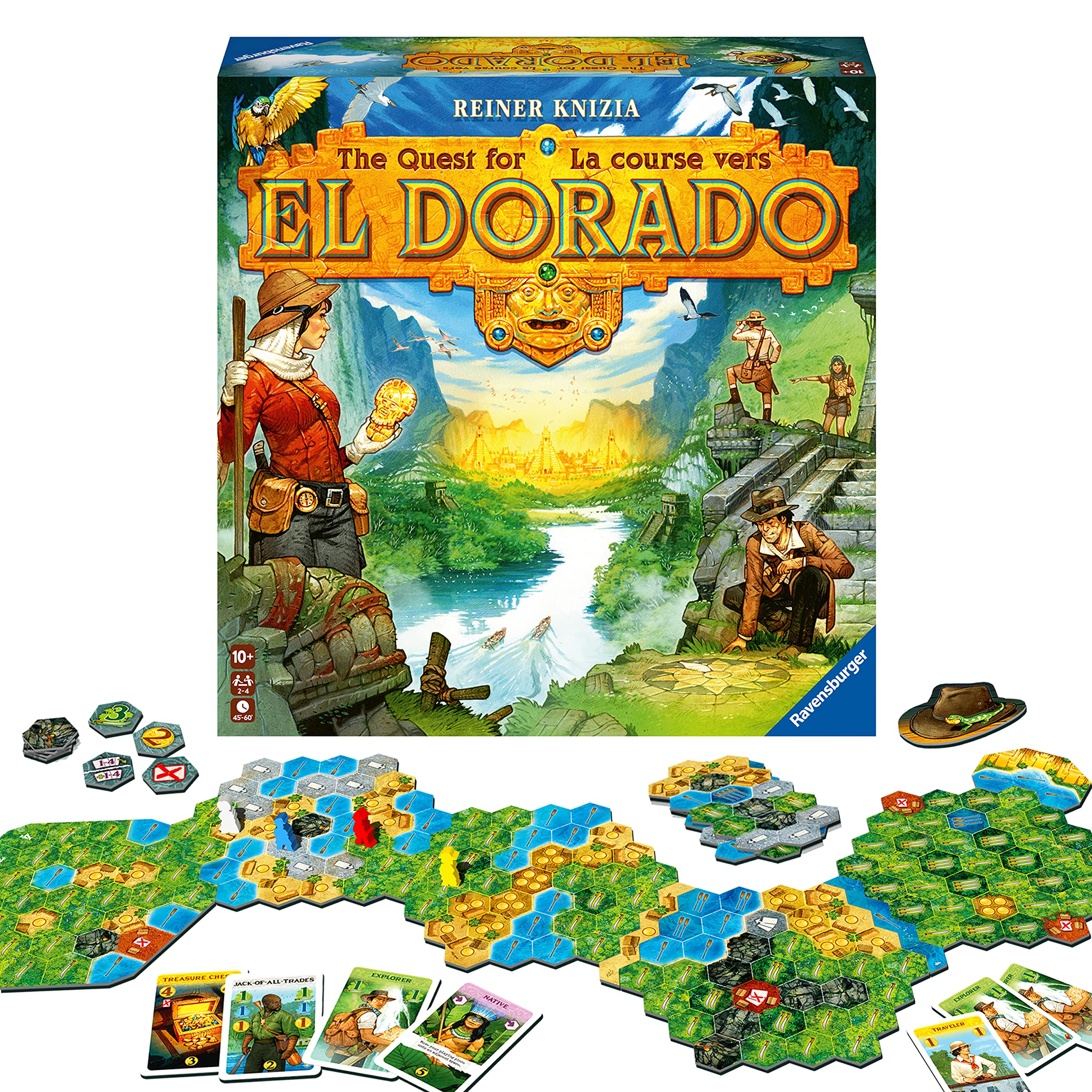 Foto 2 pulgar | Juego De Mesa Ravensburger The Quest For El Dorado Para Niños Y Adultos - Venta Internacional.