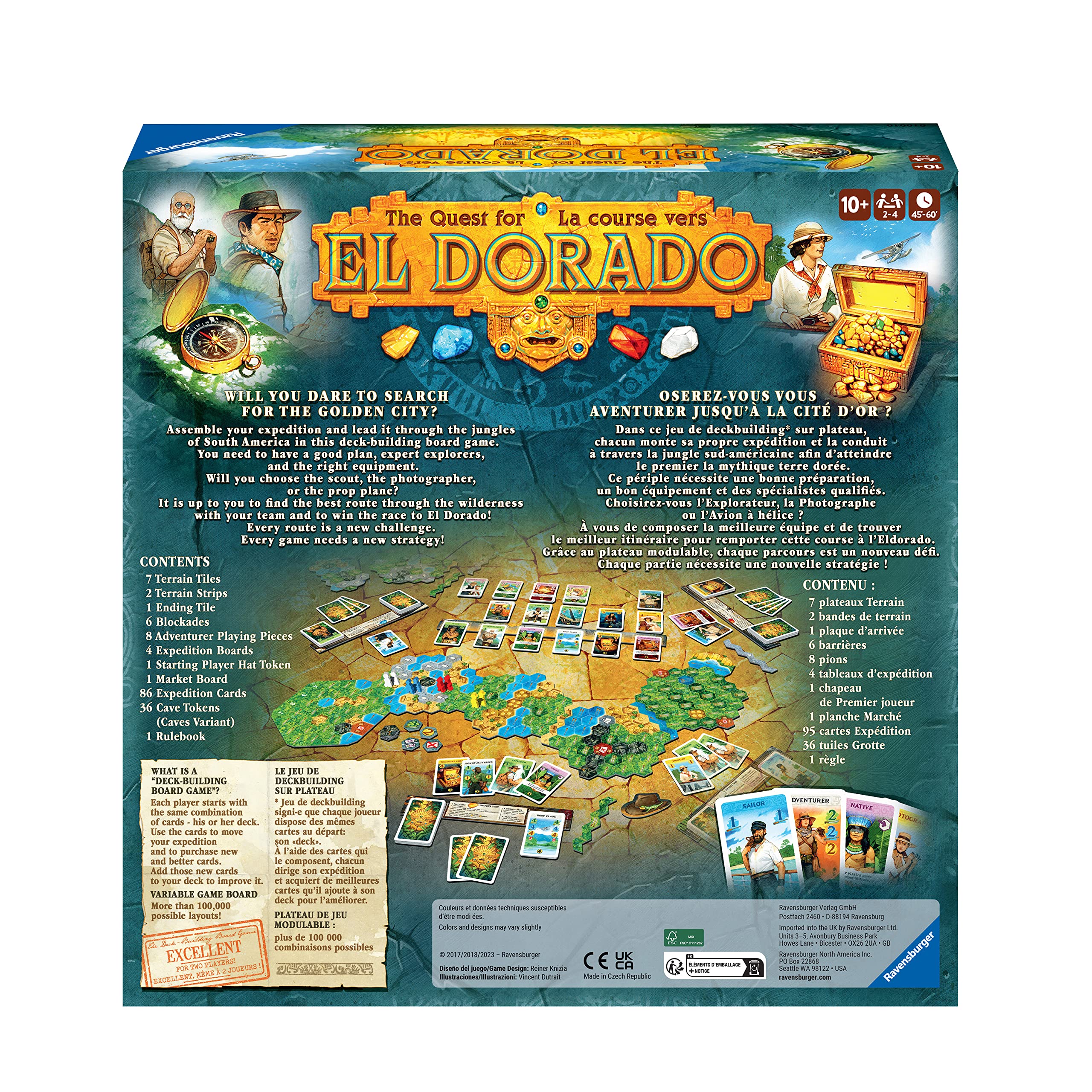 Foto 7 pulgar | Juego De Mesa Ravensburger The Quest For El Dorado Para Niños Y Adultos - Venta Internacional.