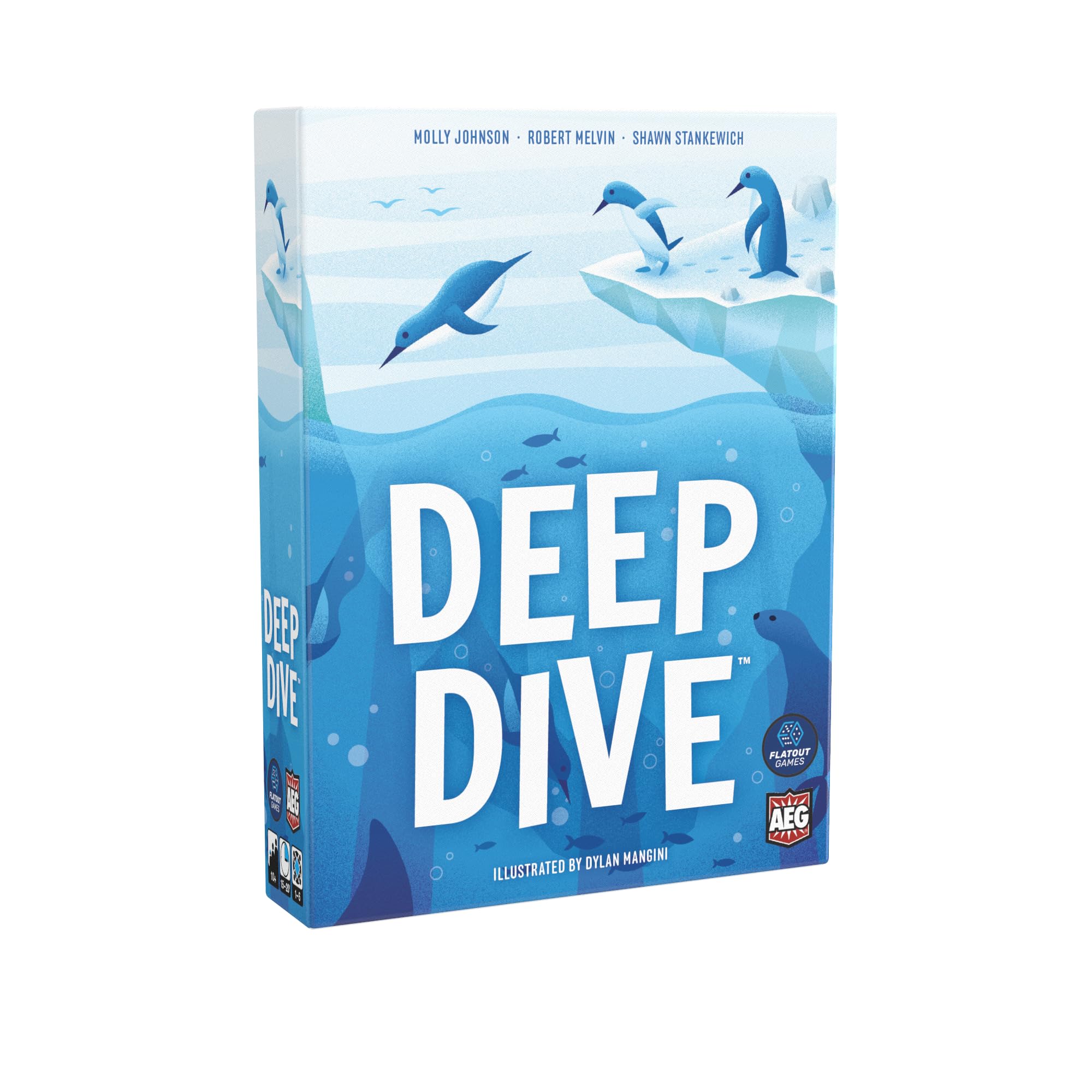 Juego De Mesa Aeg & Flatout Games Deep Dive Push Your Luck 10+ - Venta Internacional.