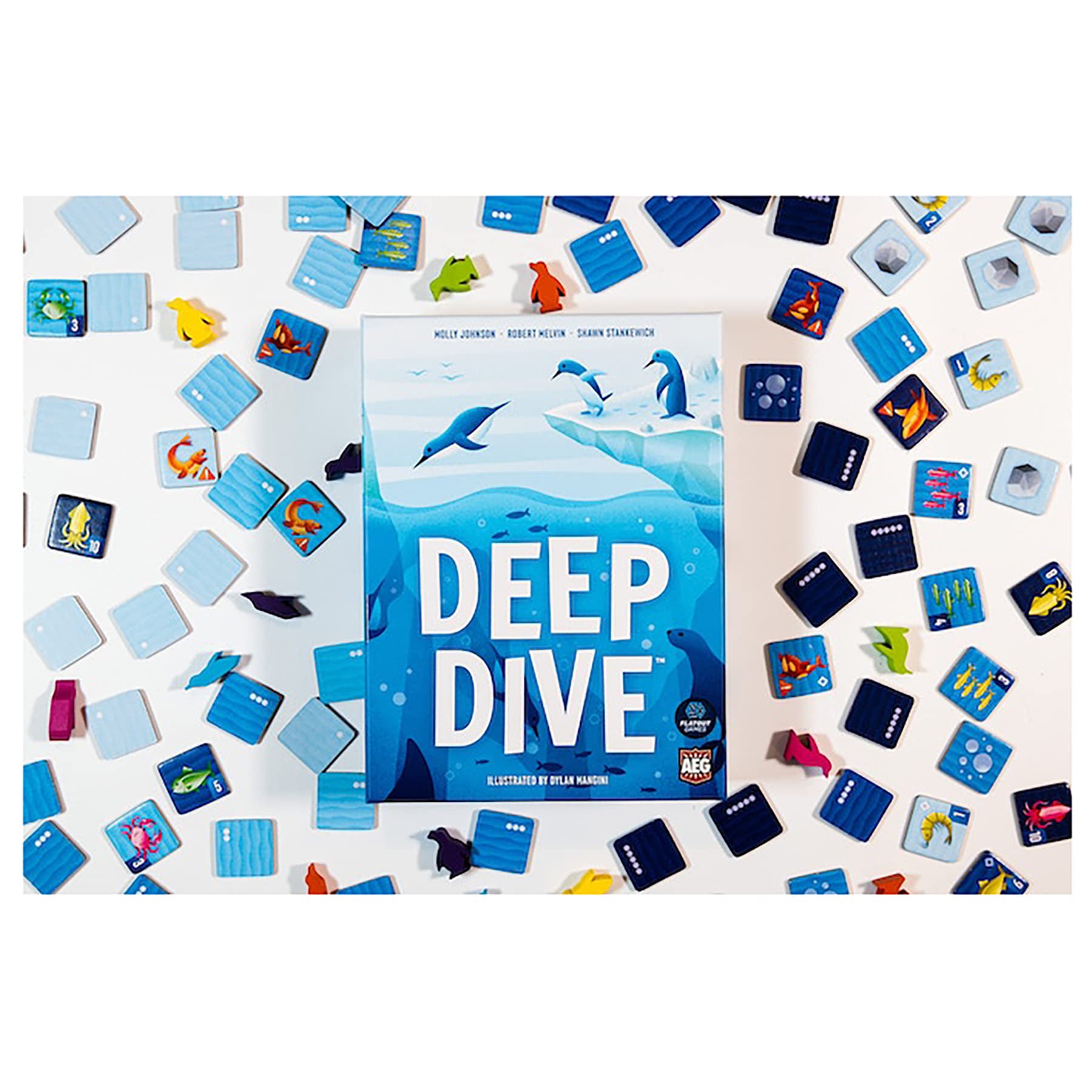 Foto 8 pulgar | Juego De Mesa Aeg & Flatout Games Deep Dive Push Your Luck 10+ - Venta Internacional.