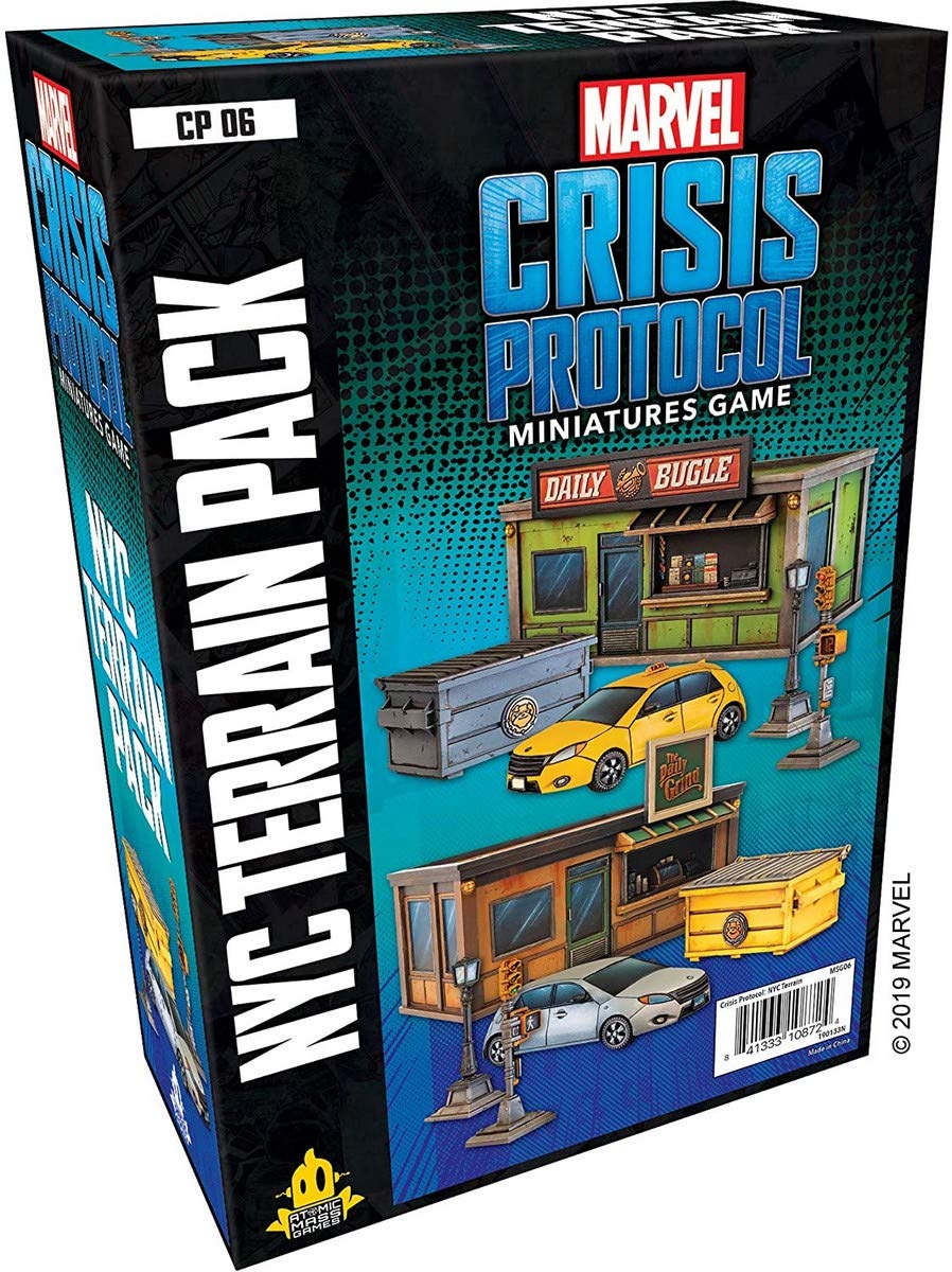 Juego De Batalla En Miniaturas Marvel Crisis Protocol Nyc Terrain Pack - Venta Internacional.