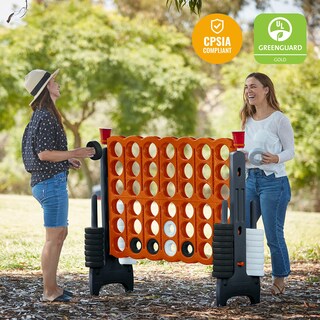 Foto 6 | Giant Game Ecr4kids Jumbo 4-to-score Naranja/gris Para Exteriores - Venta Internacional.