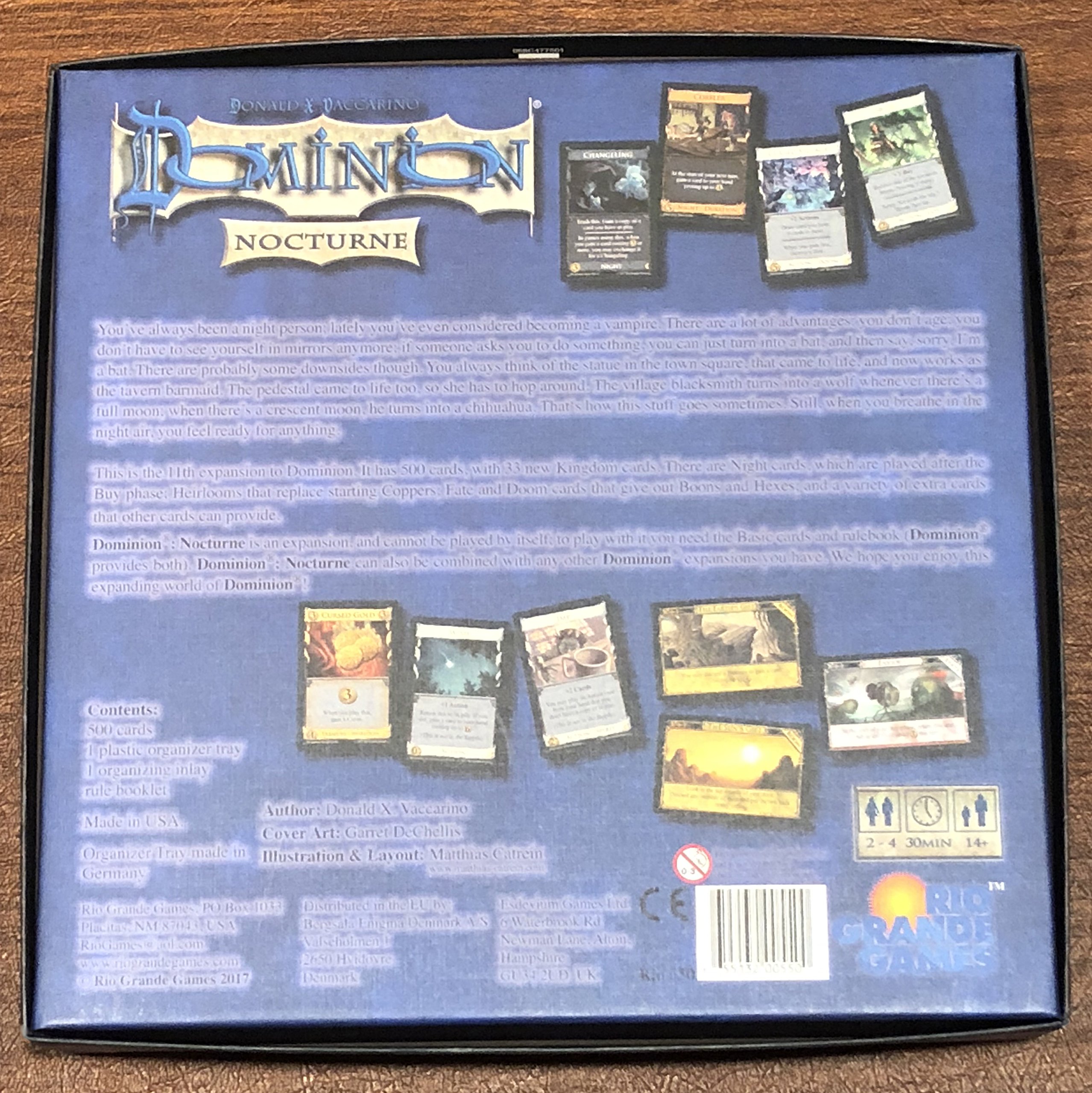 Foto 3 pulgar | Juego De Mesa Rio Grande Games Dominion Nocturne Expansion - Venta Internacional.