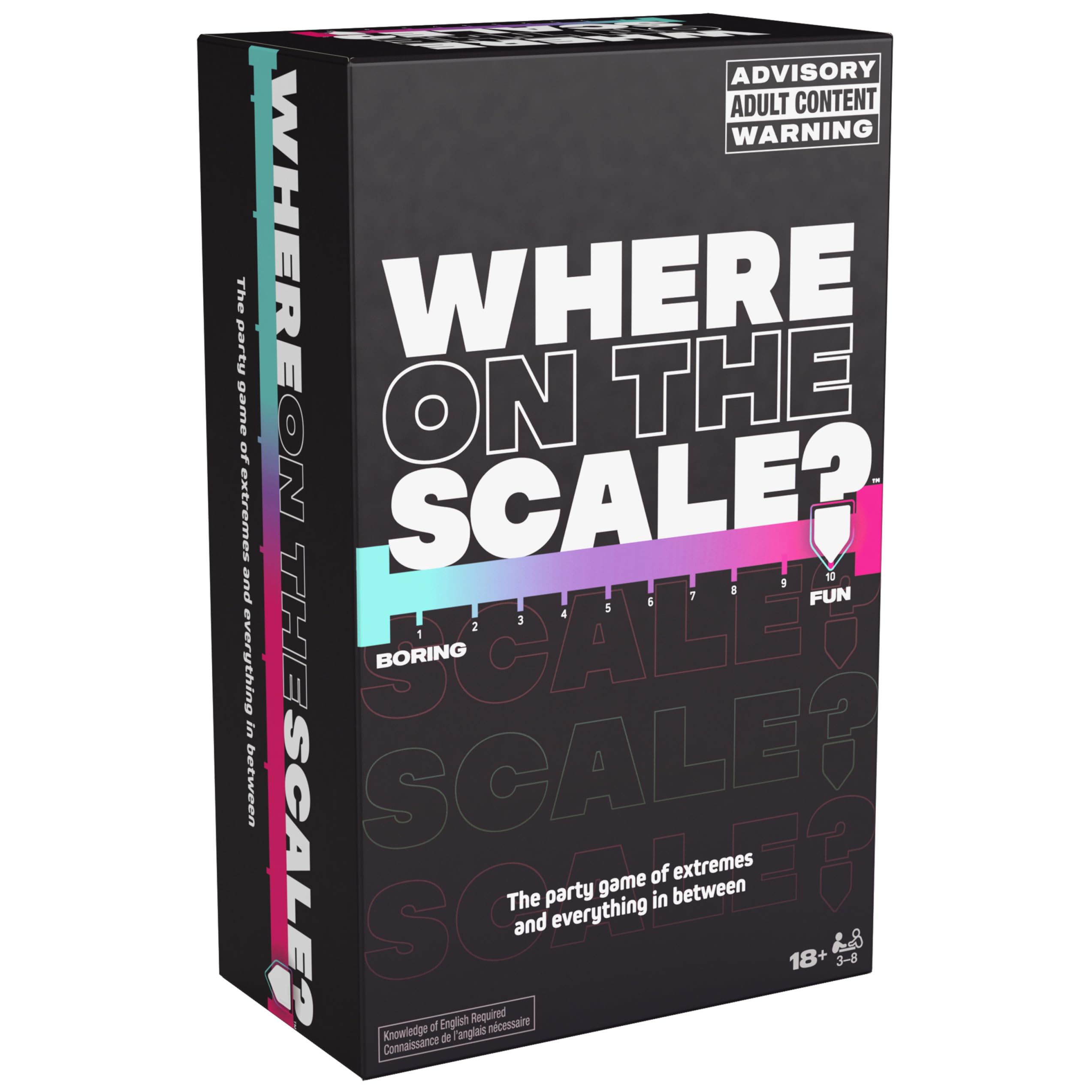 Foto 2 pulgar | Party Game Spin Master Games Where On The Scale 18+ - Venta Internacional.