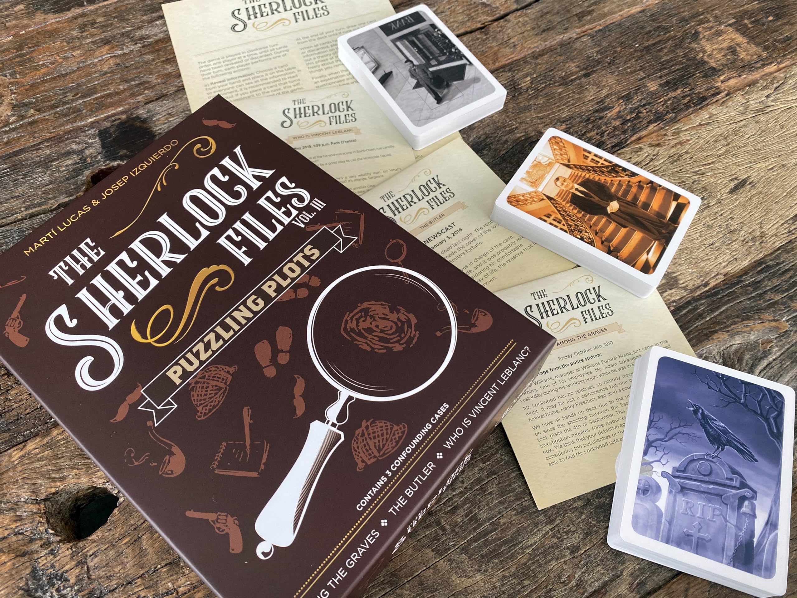 Foto 3 pulgar | Juego De Mesa Indie Boards And Cards The Sherlock Files: Puzzling Plots - Venta Internacional.