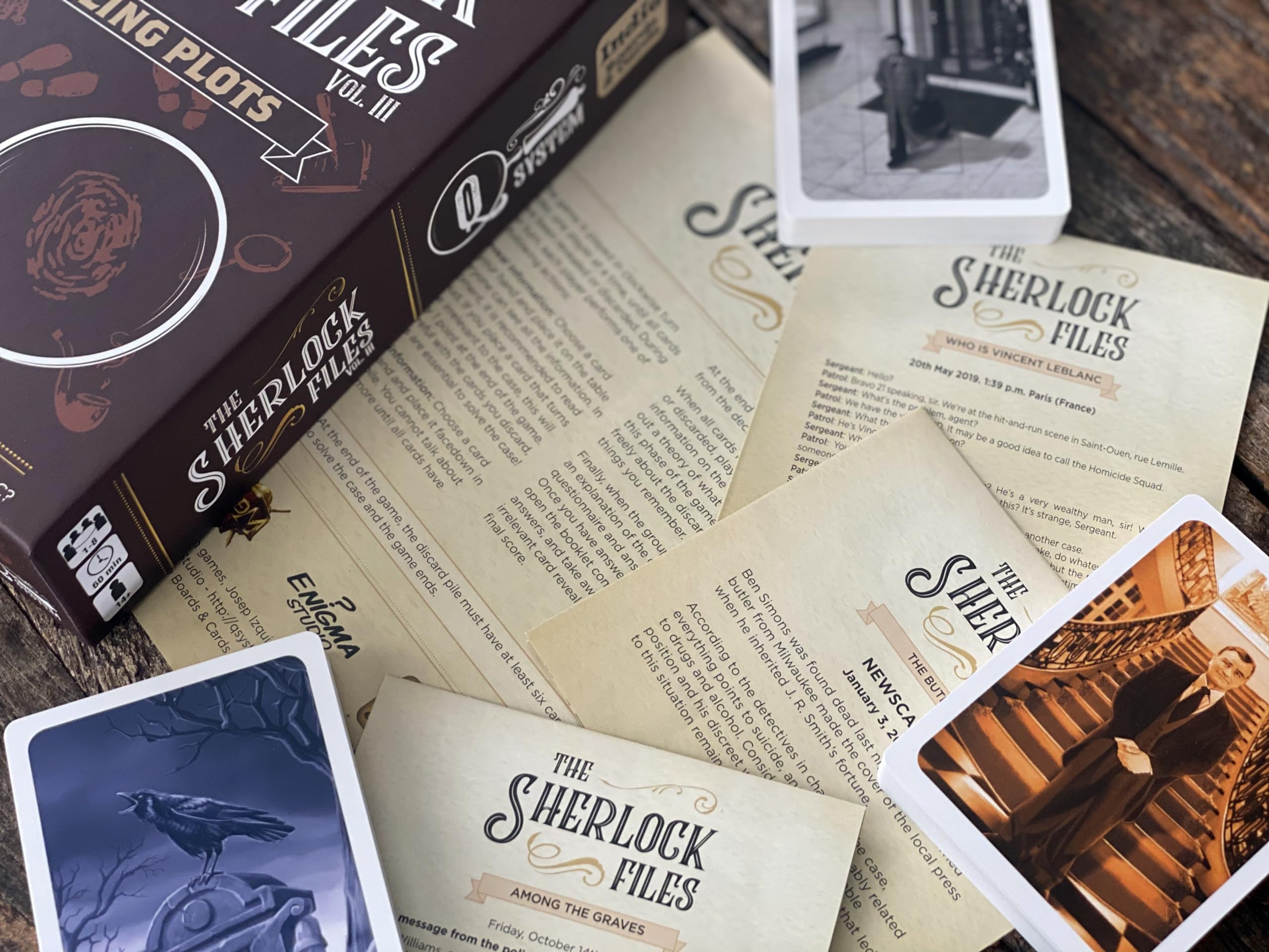 Foto 4 pulgar | Juego De Mesa Indie Boards And Cards The Sherlock Files: Puzzling Plots - Venta Internacional.