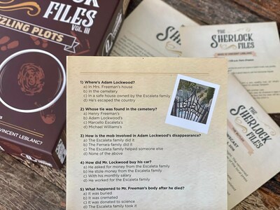 Foto 4 | Juego De Mesa Indie Boards And Cards The Sherlock Files: Puzzling Plots - Venta Internacional.