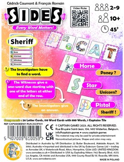 Foto 3 | Juego De Mesa Sides: Desafío De Adivinación De Palabras Para Niños Y Adultos Mayores De 10 Años - Venta Internacional.