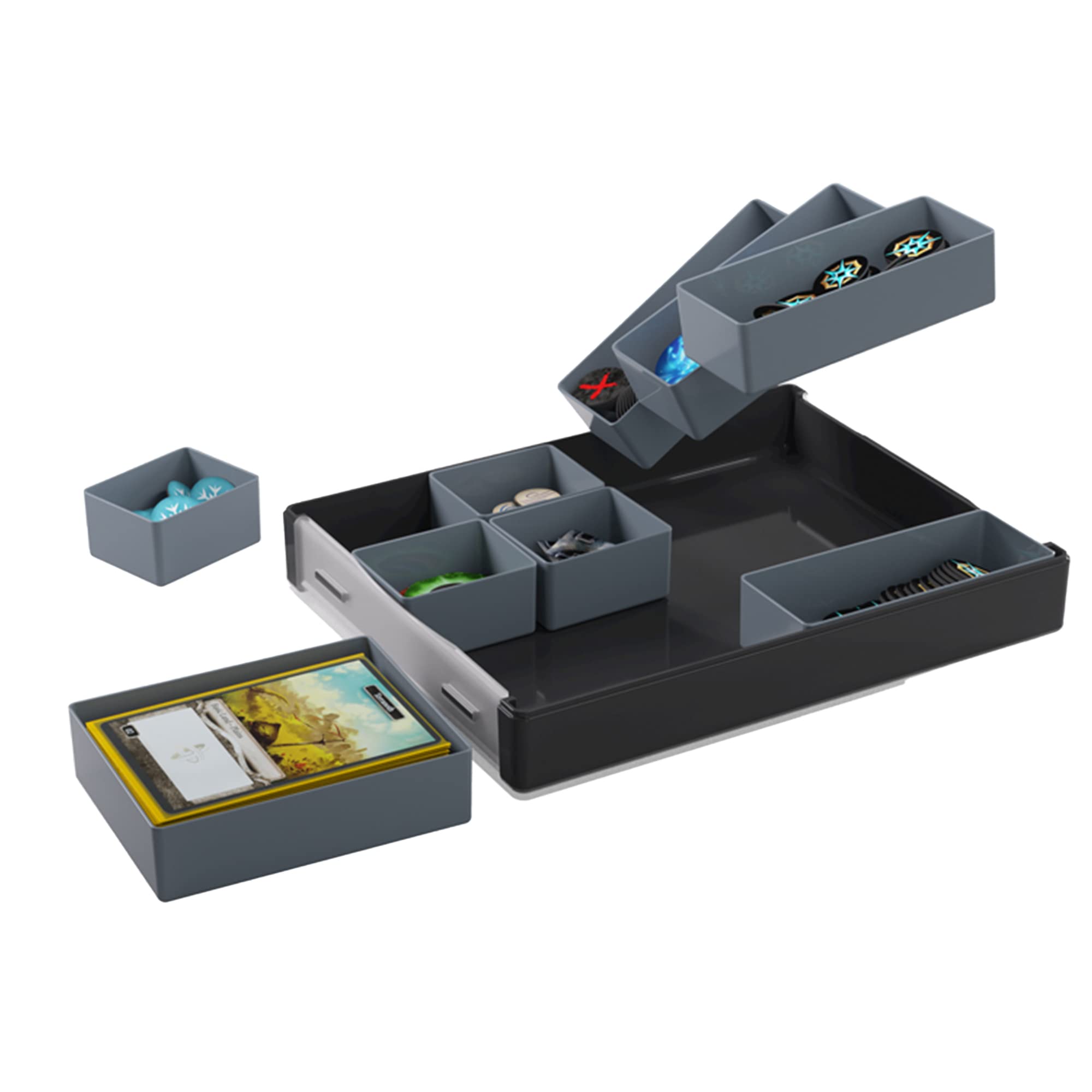 Foto 4 pulgar | Fichas De Juego De Mesa Token Silo Convertible Store Organize, Color Negro - Venta Internacional.
