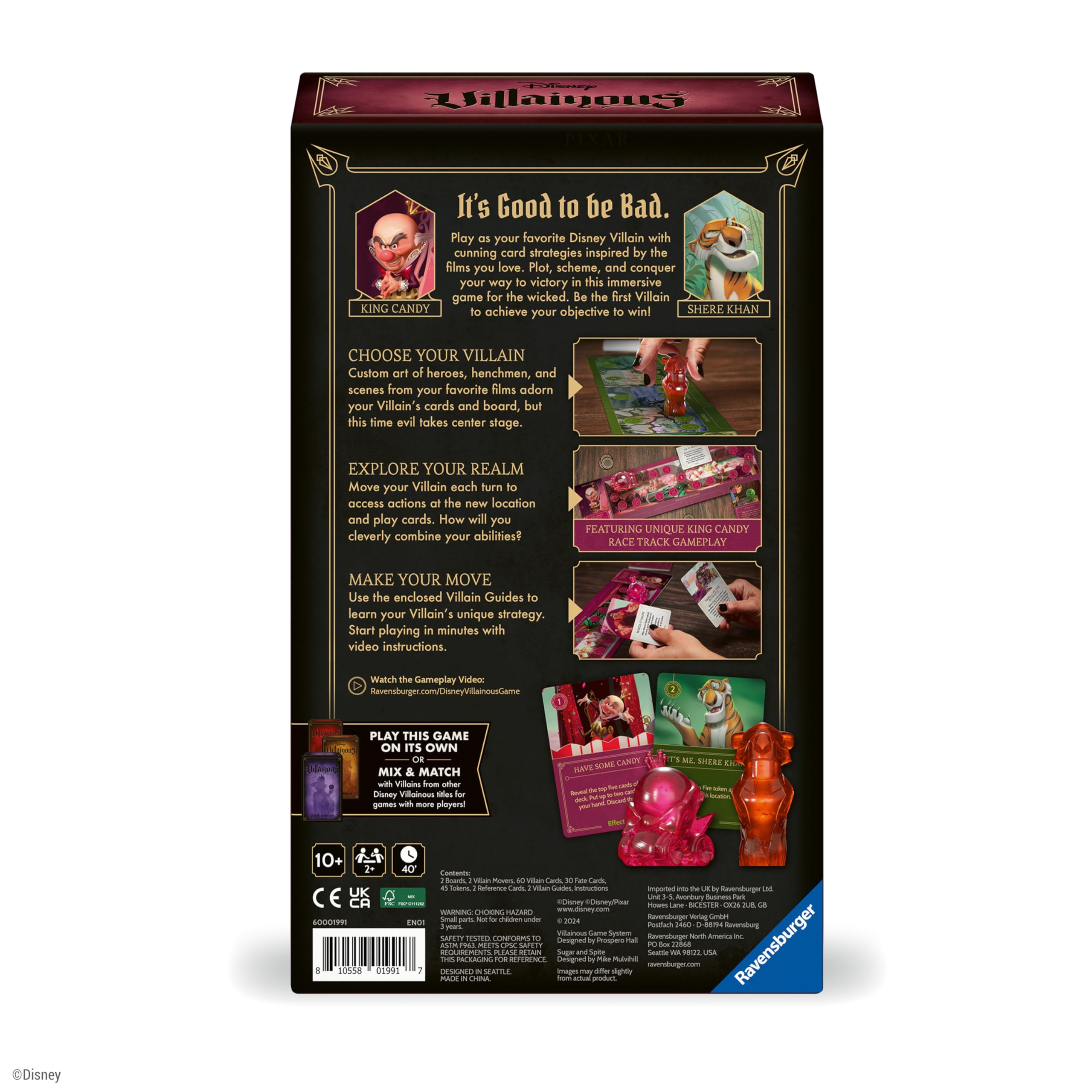 Foto 7 pulgar | Juego De Mesa Y Cartas Ravensburger Disney Villainous - Venta Internacional.